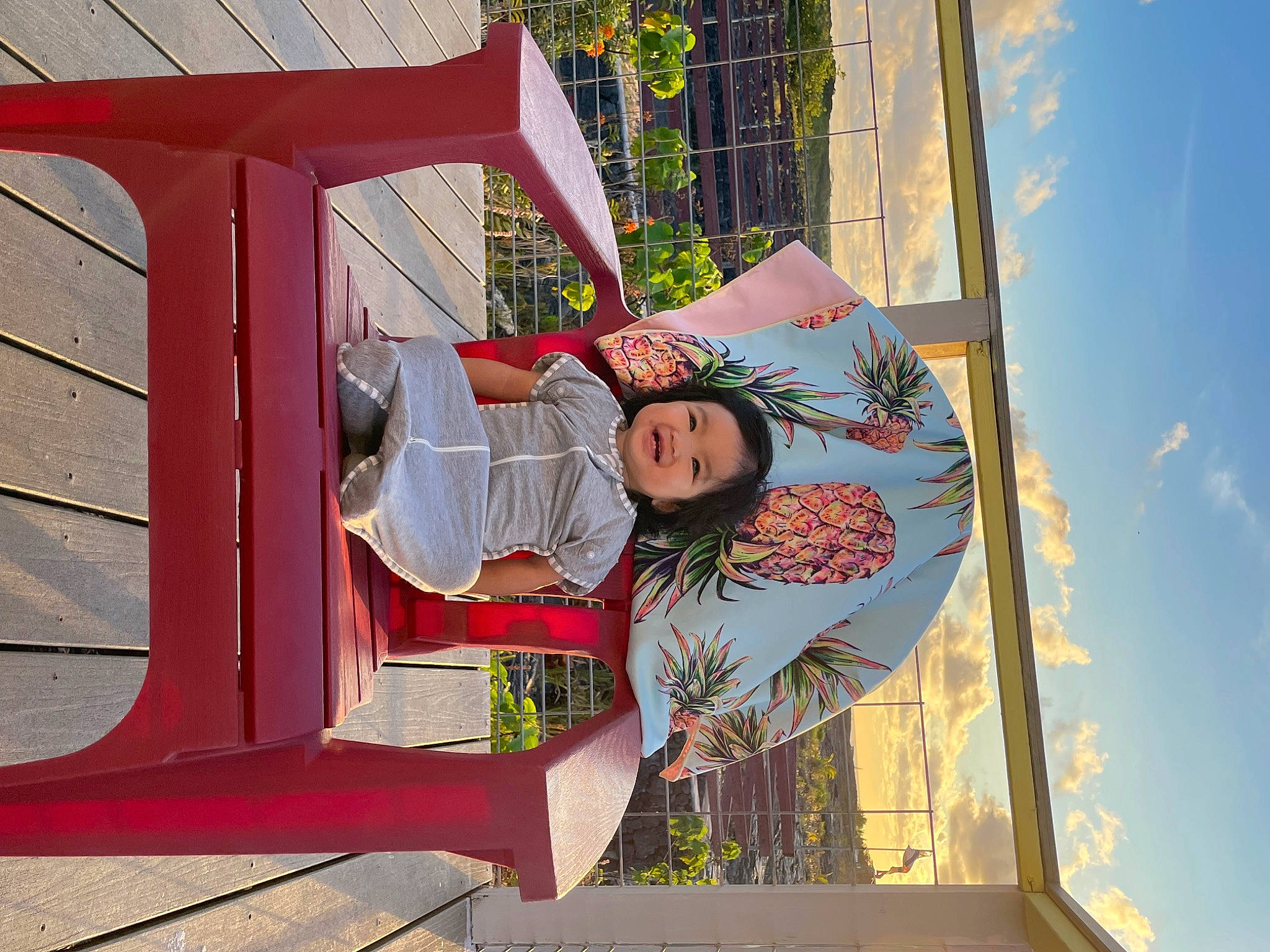 Rowe joined the competition — help win amazing prizes! building, child, chute, city, facade, fun, happy, joy, leisure, magenta, outdoor_play_equipment, person, recreation, sky, t_shirt, vacation, visual_arts, wood