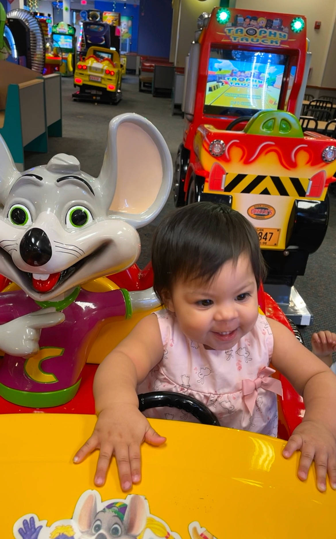 Vanellope is registered to the contest to win money with this photo: baby, baby_toddler_clothing, beauty, child, event, fun, happy, leisure, organ, people, person, photograph, play, product, recreation, smile, snapshot, t_shirt, toddler, vacation