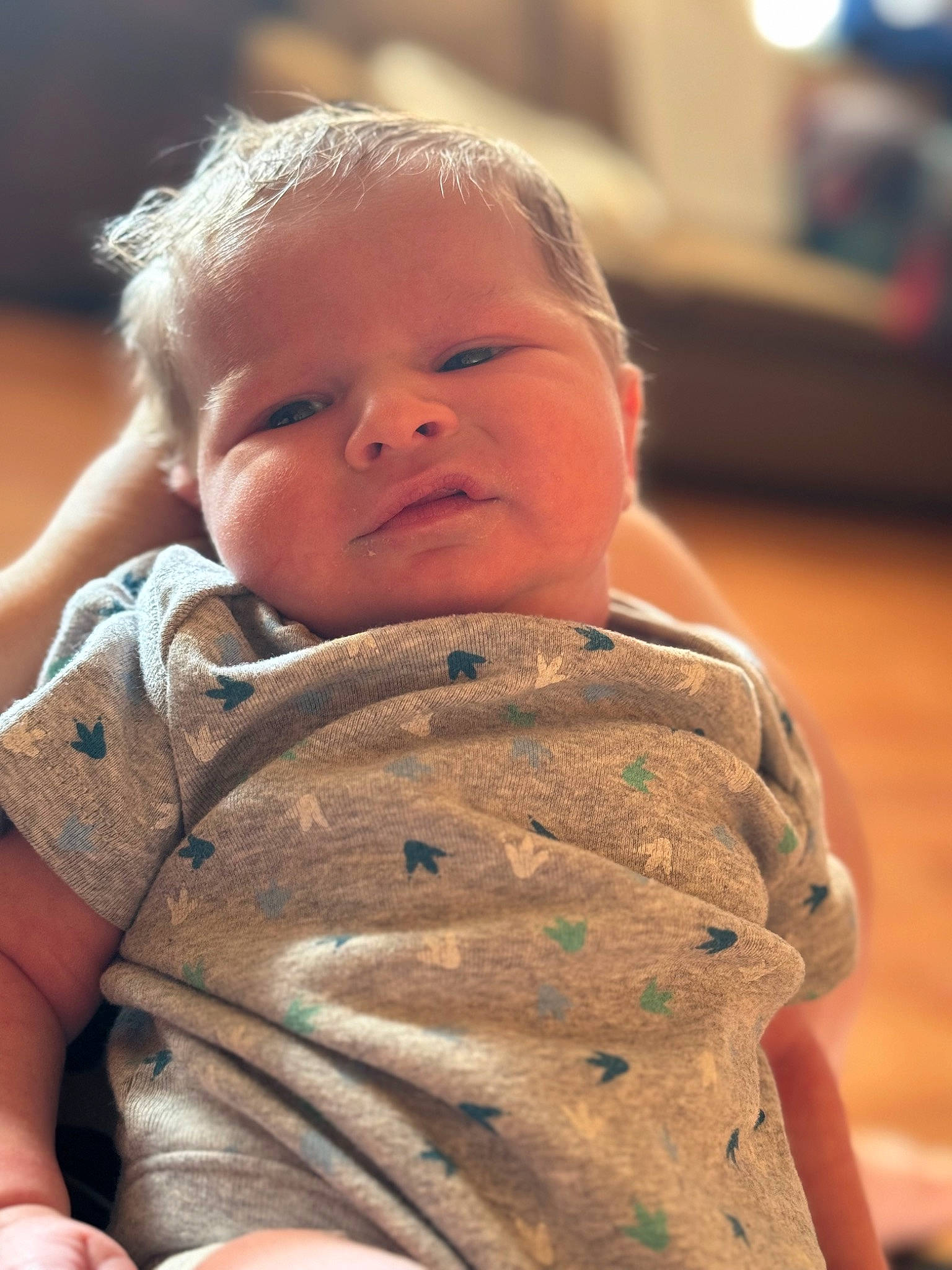 Declan is registered to the contest to win money with this photo: baby, baby_toddler_clothing, cheek, child, chin, comfort, fun, happy, human_body, iris, lip, mammal, nose, person, sitting, skin, sleeve, thumb, toddler, trunk