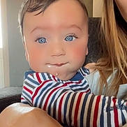 Zayde is registered to the contest to win money with this photo: blond, cheek, child, comfort, eyebrow, eyelash, facial_expression, finger, flooring, fun, happy, iris, lip, long_hair, nose, shoulder, skin, smile, t_shirt, toddler