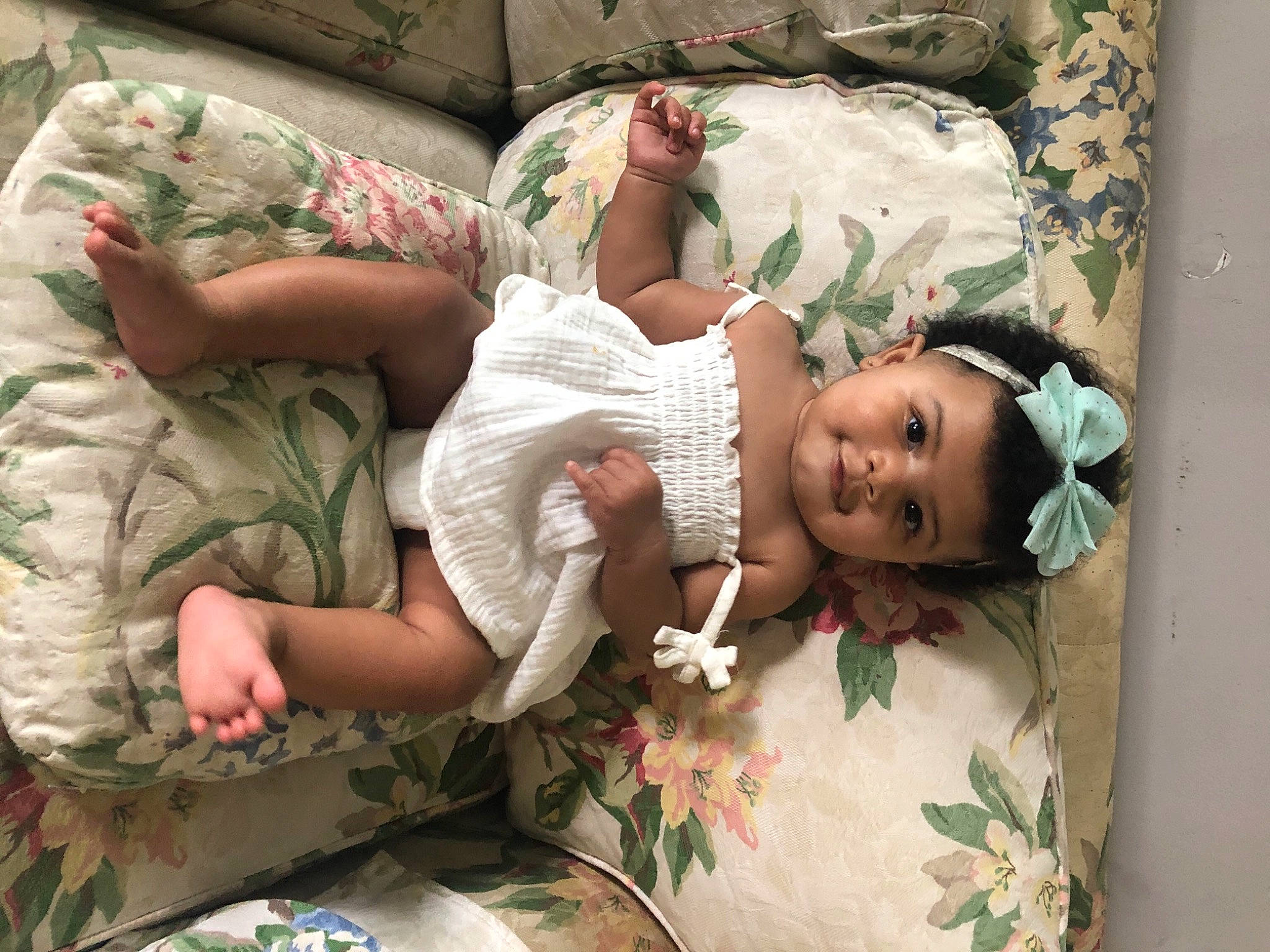 India Grace joined the competition — help win amazing prizes! baby, baby_toddler_clothing, camouflage, child, comfort, eye, happy, head, human_body, joy, linens, military_camouflage, military_person, military_uniform, mouth, pattern, people, person, product, skin