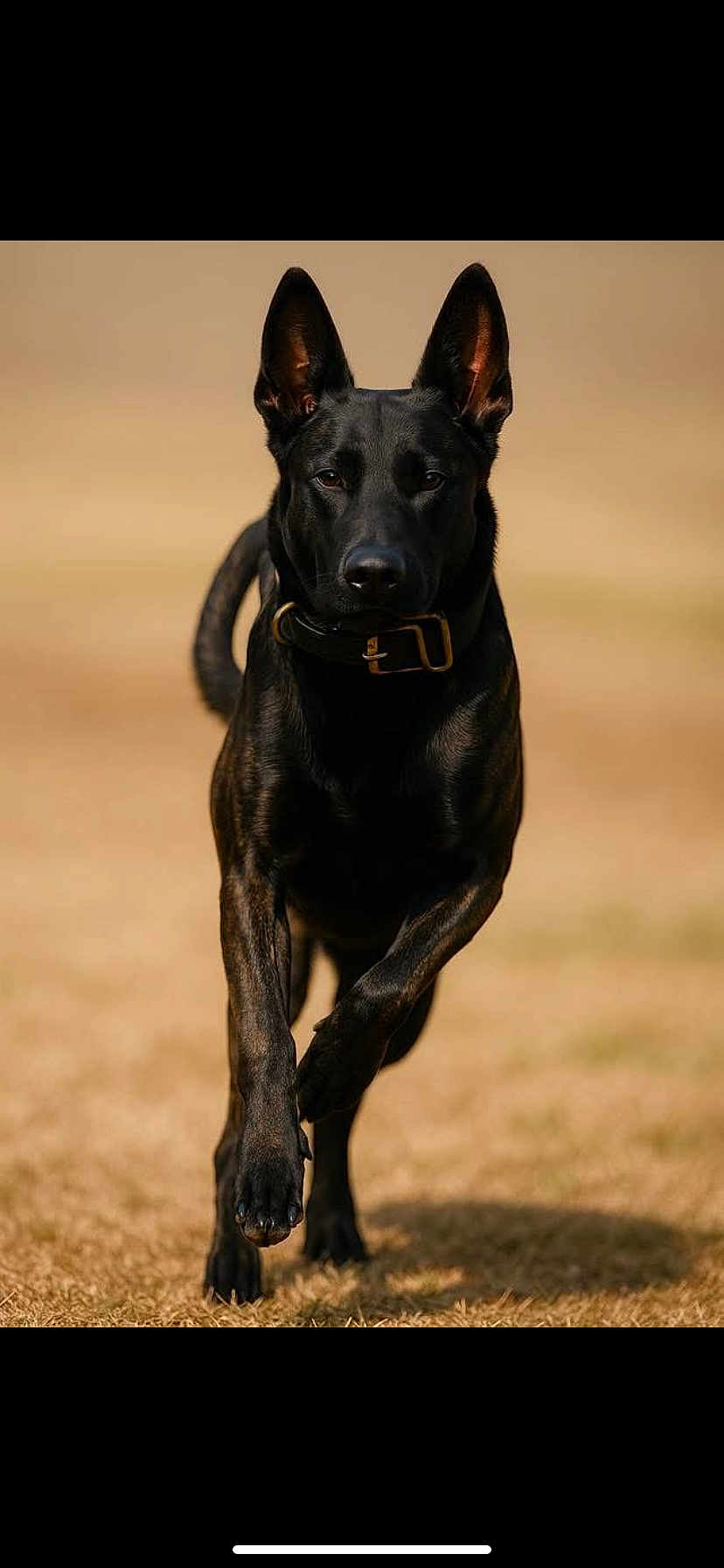 Bane joined the competition — help win amazing prizes! dog, black_dog, running, outdoor, animal, pet, canine, grass, collar, focused, motion, ears, portrait, sunlight, active, nature, mammal, walking, alert, daytime