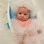 baby, bath, bubbles, foam, water, child, blue, skin, face, head, sitting, cute, infant, clean, relaxing, bubble_crown, bathtub, playful, young, person
