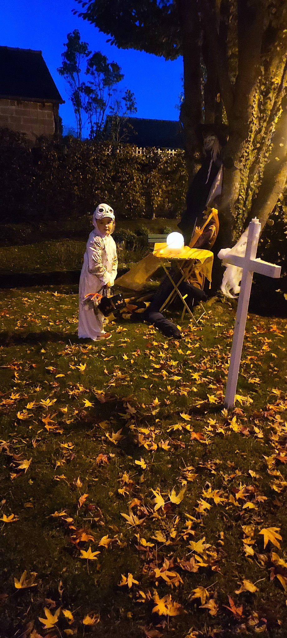 Kaëlig participe au concours pour gagner de l'argent avec cette photo : cross, darkness, deciduous, flash_photography, flooring, fun, grass, happy, headwear, landscape, lawn, leisure, light, people_in_nature, person, petal, plant, shadow, sky, sunlight