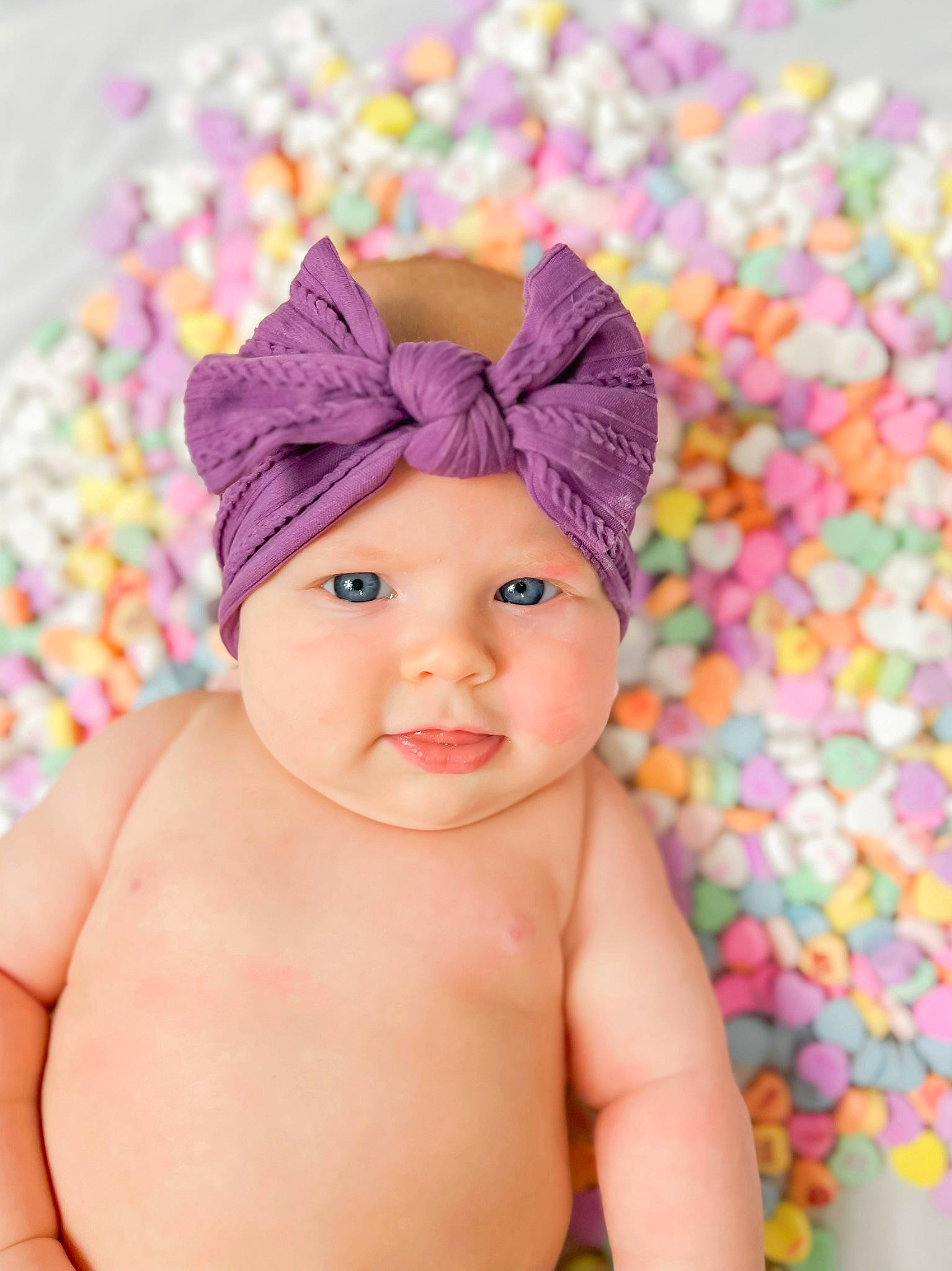 Mylah joined the competition — help win amazing prizes! baby, baby_toddler_clothing, beanie, cap, child, costume_hat, face, fashion_accessory, fun, grass, happy, headband, headgear, headpiece, headwear, magenta, pattern, person, pink, skin
