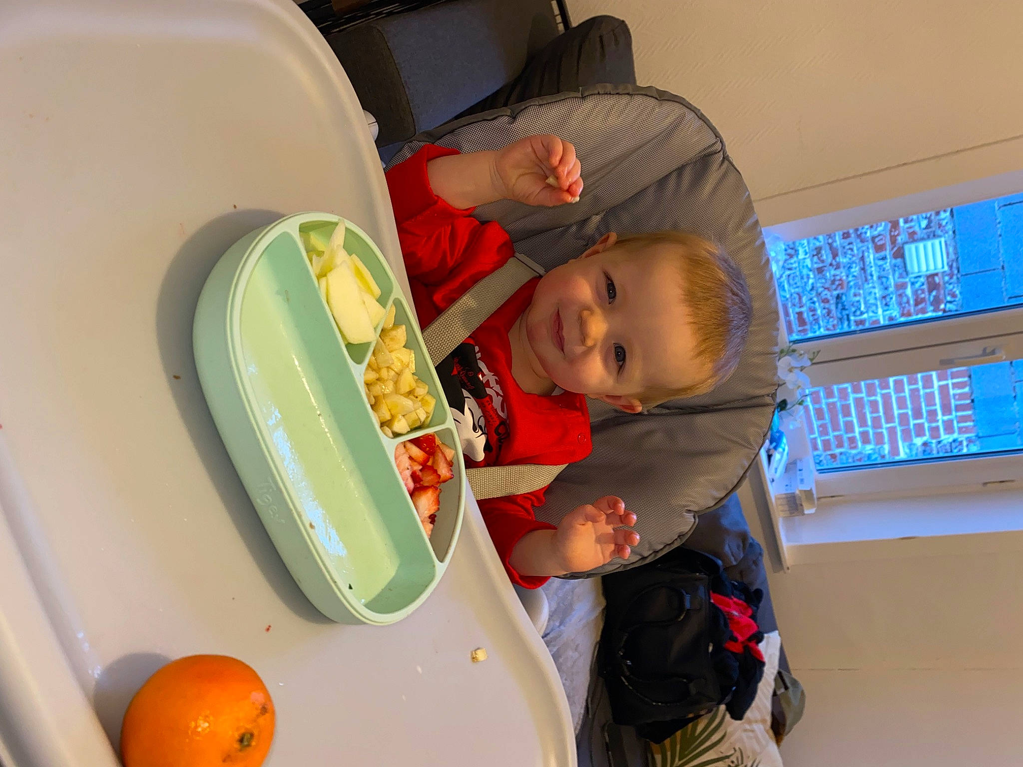 Nino participe au concours pour gagner de l'argent avec cette photo : automotive_lighting, bitter_orange, citrus, clementine, comfort, fruit, fun, grapefruit, joy, leisure, mandarin_orange, motor_vehicle, orange, person, rangpur, smile, tangelo, tangerine, toddler, valencia_orange