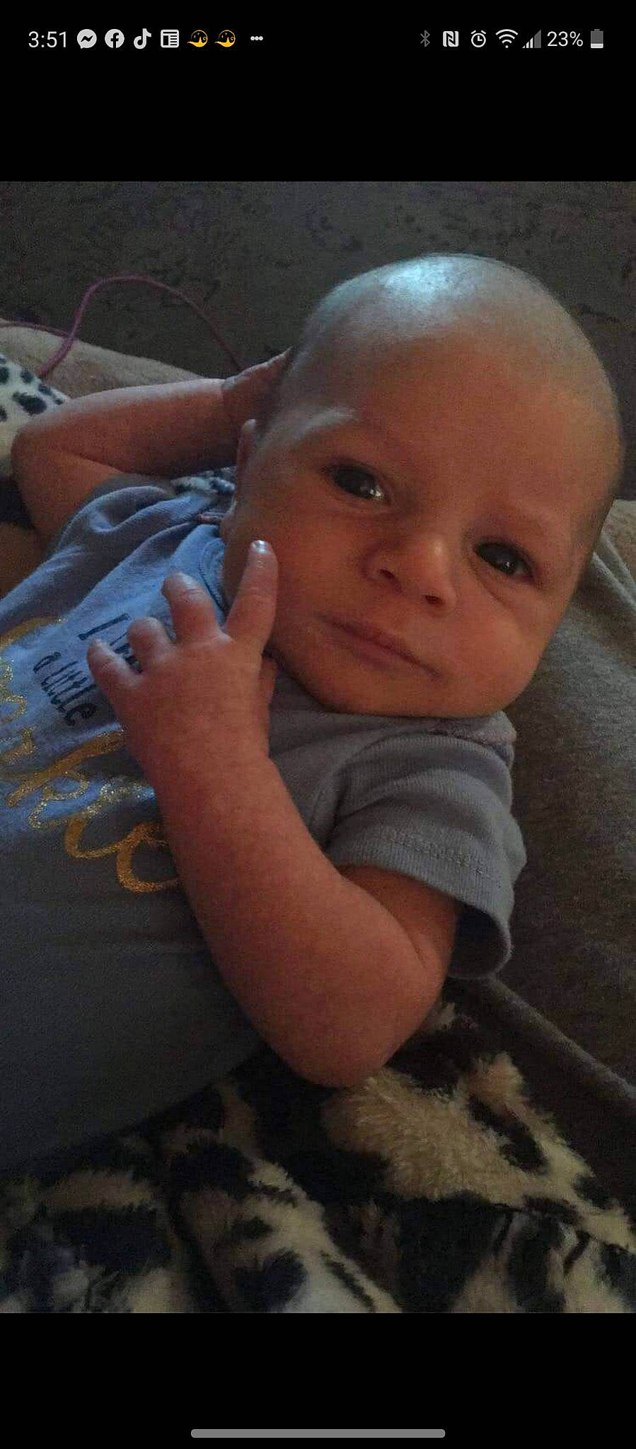 Adalee is registered to the contest to win money with this photo: baby, cheek, child, chin, ear, eye, eyebrow, face, finger, forehead, hand, head, lip, mouth, nose, person, skin, smile, thumb, toddler