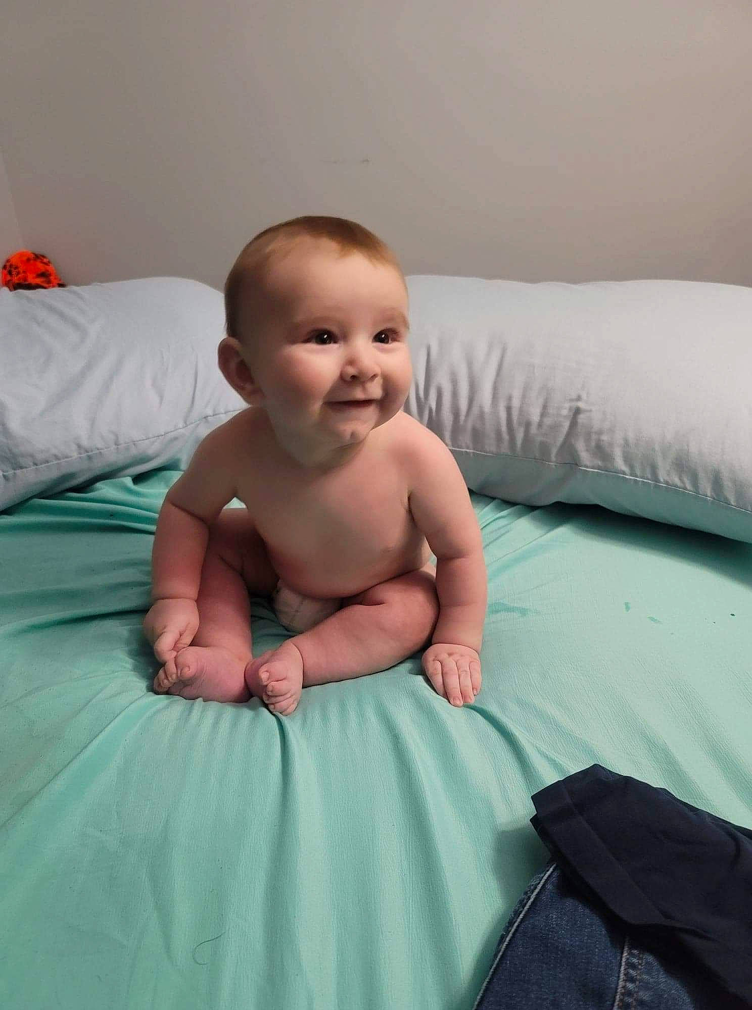 Kody joined the competition — help win amazing prizes! arm, baby_toddler_clothing, chest, child, comfort, elbow, eye, face, finger, happy, human_body, linens, muscle, nose, person, photograph, shoulder, sitting, skin, textile