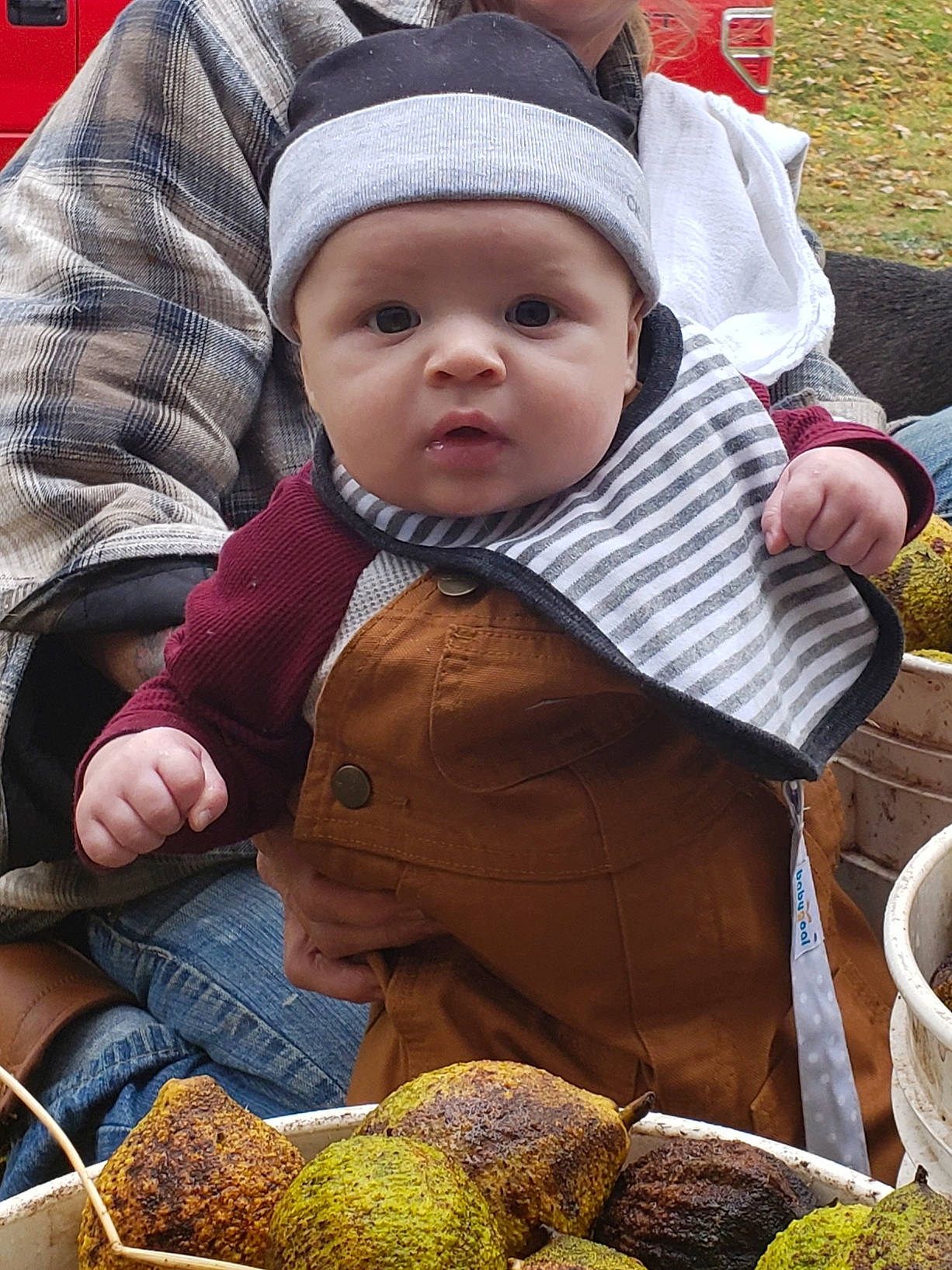 Jace is registered to the contest to win money with this photo: baby, child, headwear, person, toddler, wool