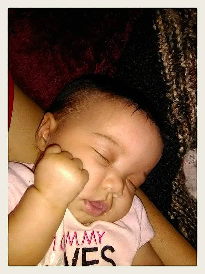 Macey joined the competition — help win amazing prizes! baby, baby_sleeping, baby_toddler_clothing, cheek, chin, comfort, ear, eyebrow, eyelash, facial_expression, finger, forehead, gesture, happy, lip, mouth, nose, person, skin, smile