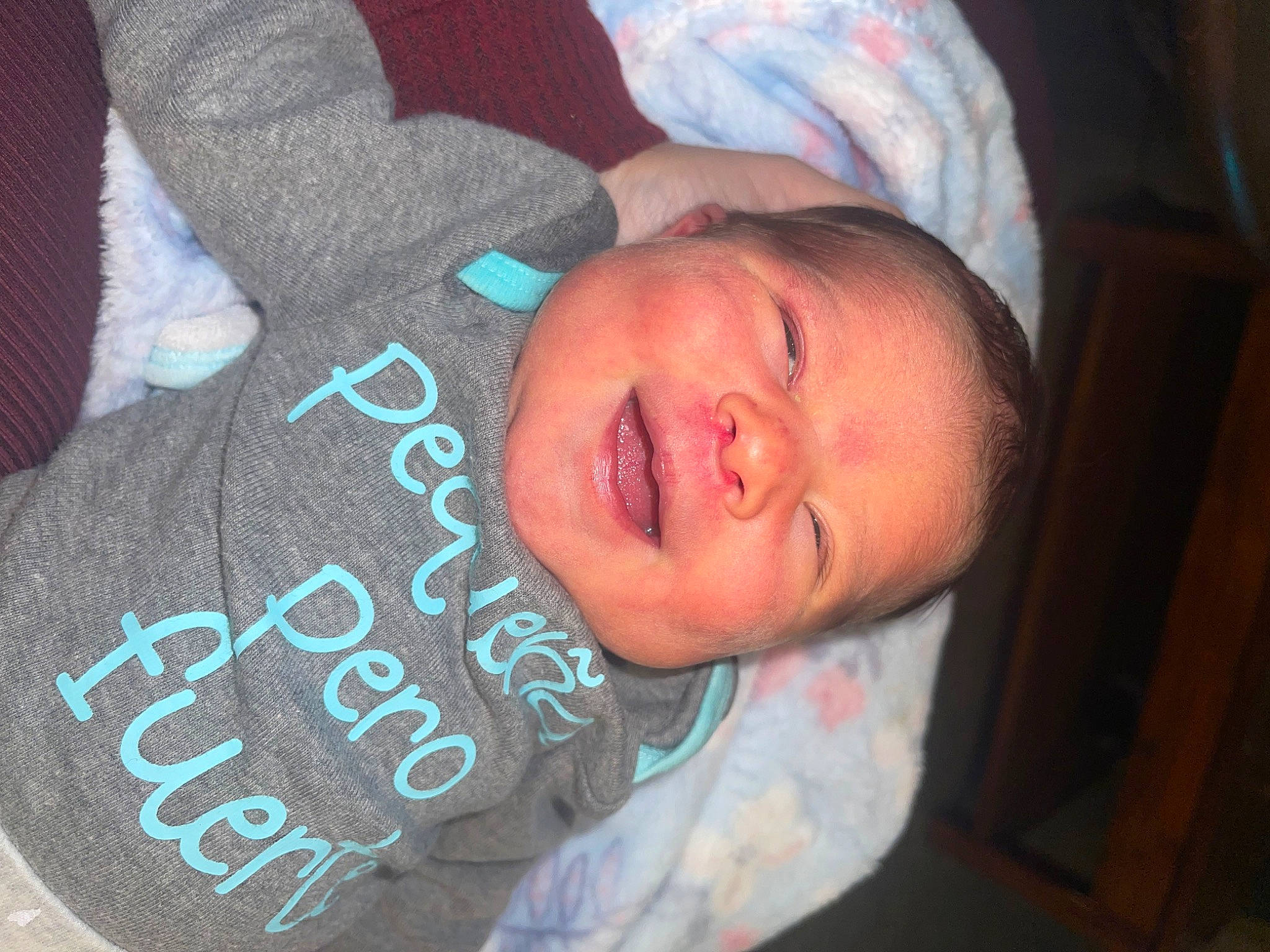 Avianna joined the competition — help win amazing prizes! arm, baby, baby_toddler_clothing, bedtime, cheek, child, comfort, finger, font, hand, happy, linens, lip, mammal, nail, nose, pattern, person, skin, smile