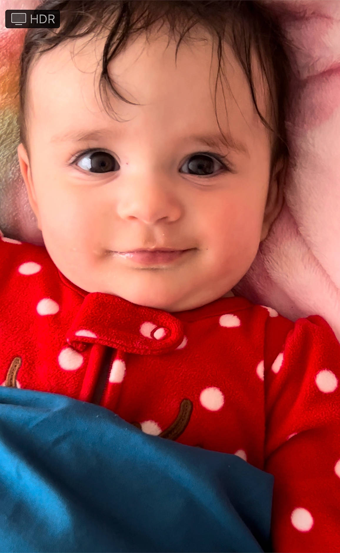 Flora joined the competition — help win amazing prizes! baby, baby_toddler_clothing, cheek, chin, collar, eye, eyebrow, eyelash, facial_expression, hair, hairstyle, happy, iris, joy, lip, mouth, nose, organ, person, pink