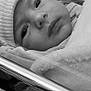 Seven a rejoint le concours — aidez-le/la à gagner de superbes lots ! baby, bassinet, black_and_white, blanket, child, closeup, cozy, cute, face, hat, hospital, infant, monochrome, newborn, newborn_baby, peaceful, portrait, sleeping, soft_texture, wrapped