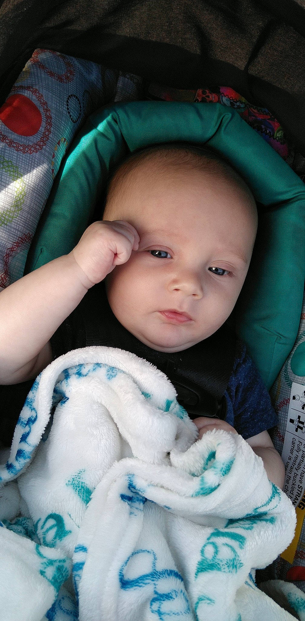 Joshua joined the competition — help win amazing prizes! azure, baby, baby_toddler_clothing, cheek, chin, comfort, eye, eyebrow, face, facial_expression, flash_photography, hand, head, iris, lip, mouth, nose, person, product, skin