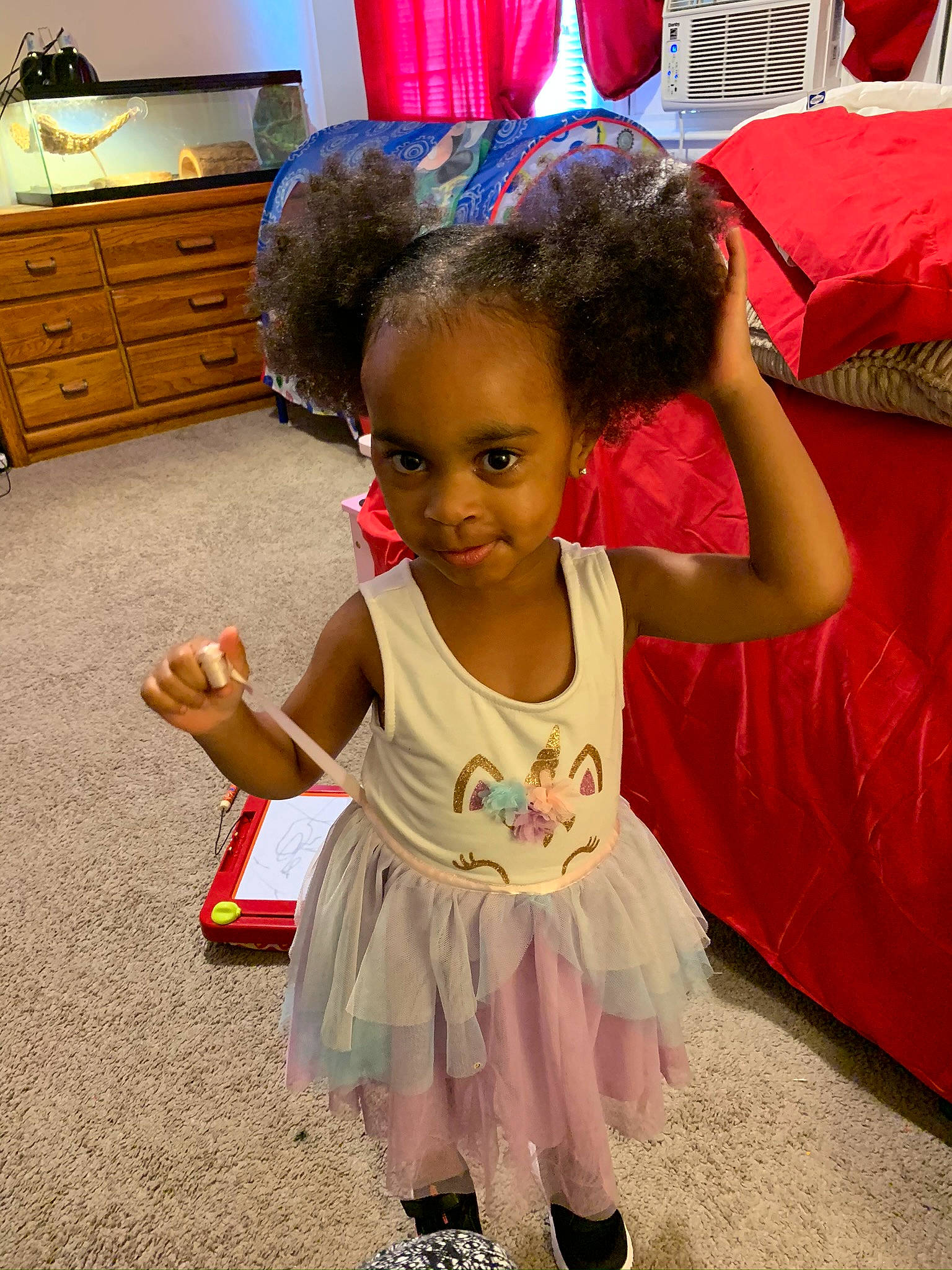 Chasity is registered to the contest to win money with this photo: baby_toddler_clothing, beauty, cabinetry, chest_of_drawers, child, drawer, dresser, event, flooring, fun, happy, joy, leisure, magenta, person, photograph, pink, shoulder, skin, snapshot