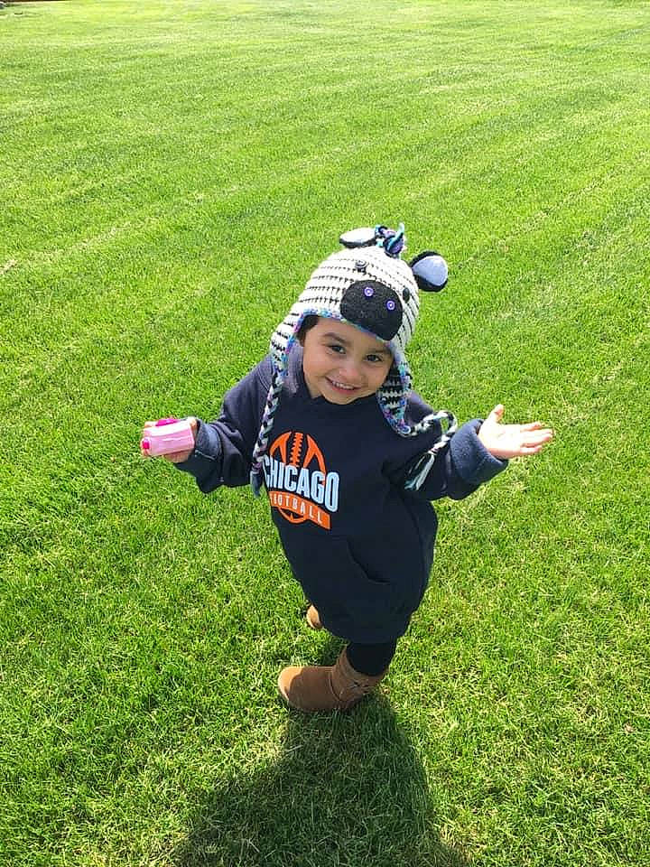 Aida joined the competition — help win amazing prizes! child, fun, grass, grass_family, headwear, joy, lawn, person, plant, play, recreation, toddler