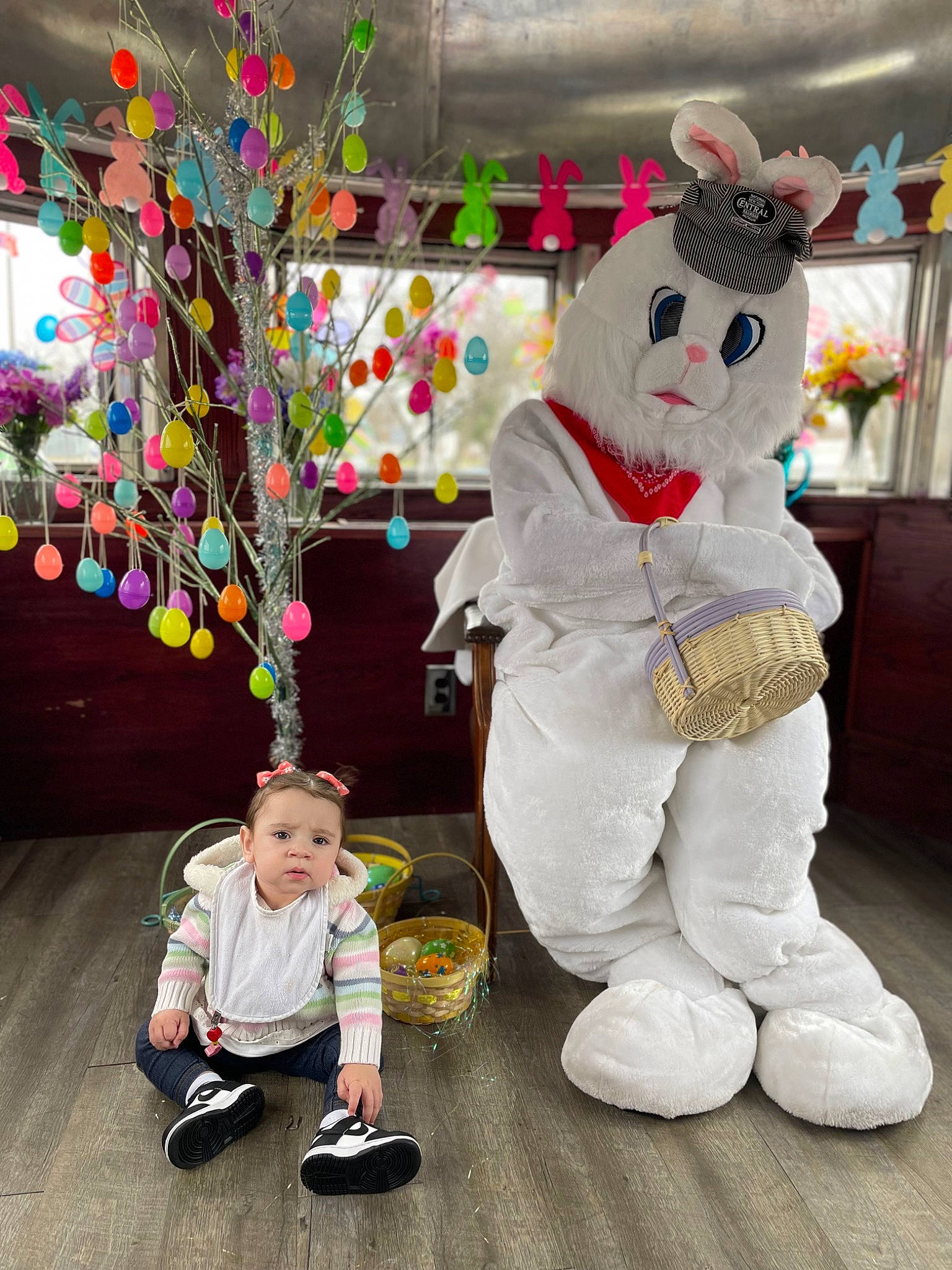 Kamila joined the competition — help win amazing prizes! art, baby, child, event, flooring, fun, fur, happy, hat, leisure, mascot, party_supply, person, plush, room, shoe, sitting, stuffed_toy, toddler, tree