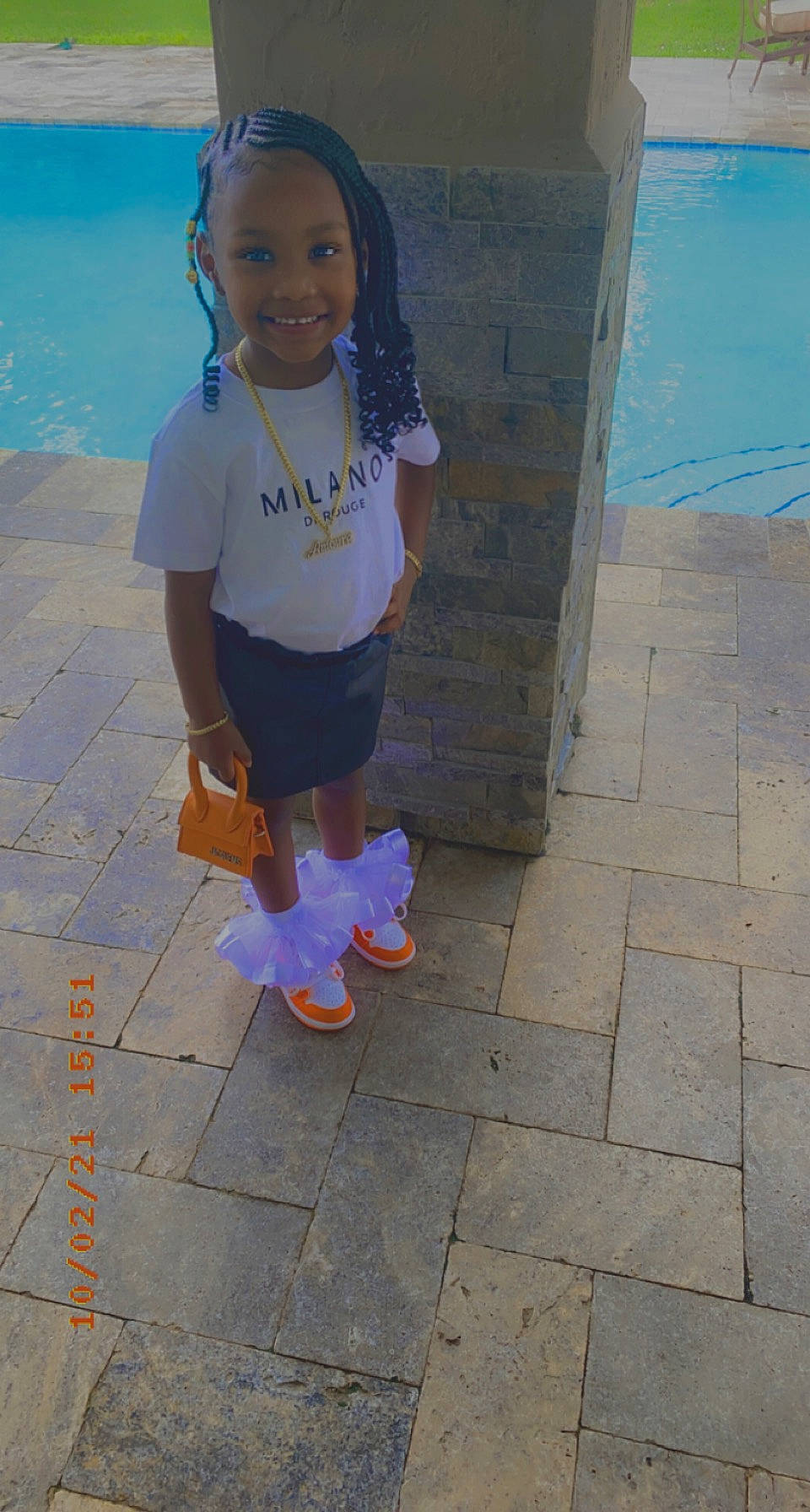 Amoura Rogers joined the competition — help win amazing prizes! blue, electric_blue, floor, flooring, hand, happy, human_leg, joy, leg, leisure, morning, person, photograph, road_surface, sandal, sidewalk, smile, standing, t_shirt, thigh