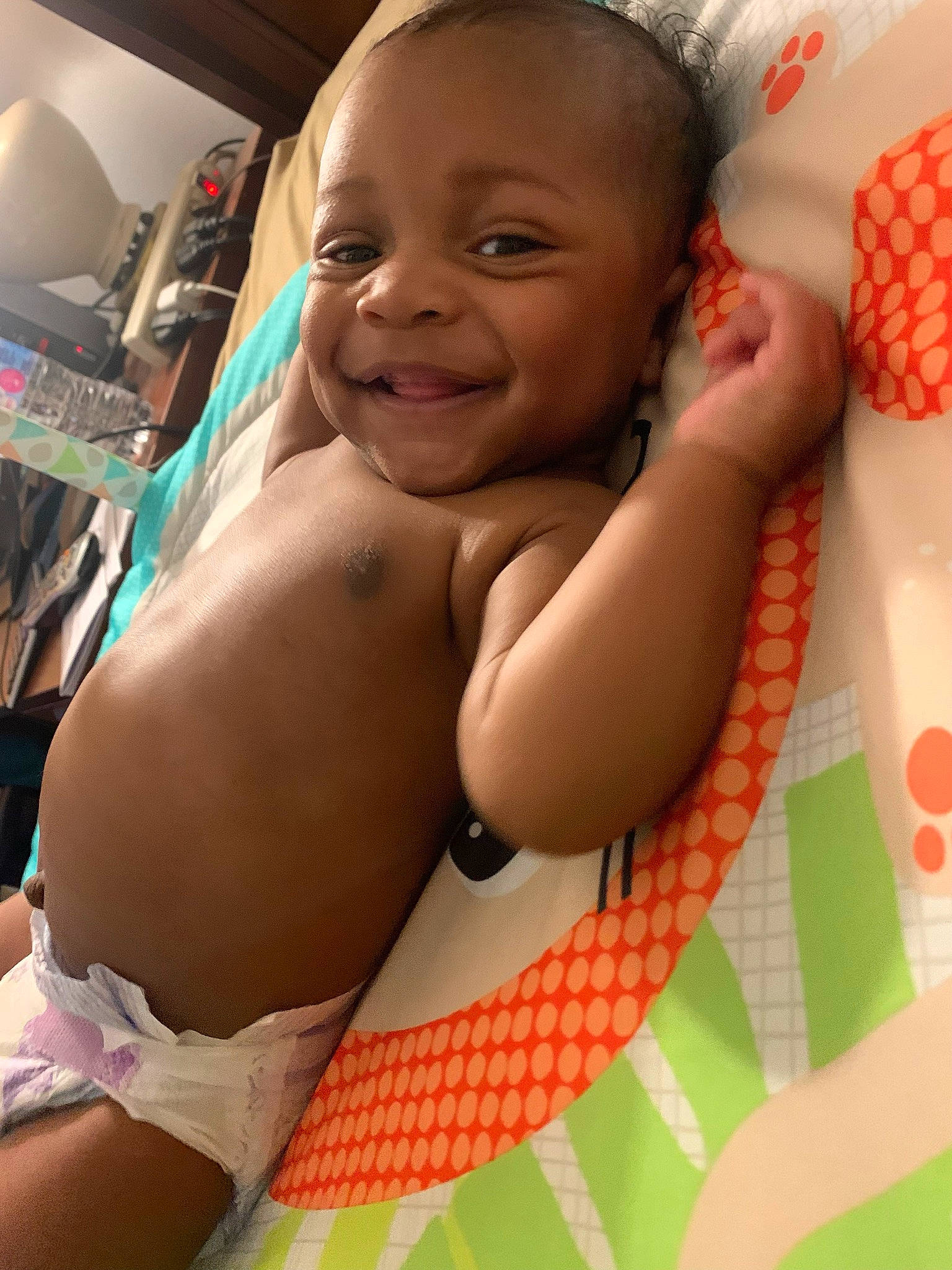 Marshawn joined the competition — help win amazing prizes! abdomen, baby, cheek, chest, child, comfort, elbow, event, finger, fun, happy, iris, joy, mouth, pattern, person, room, skin, smile, thumb
