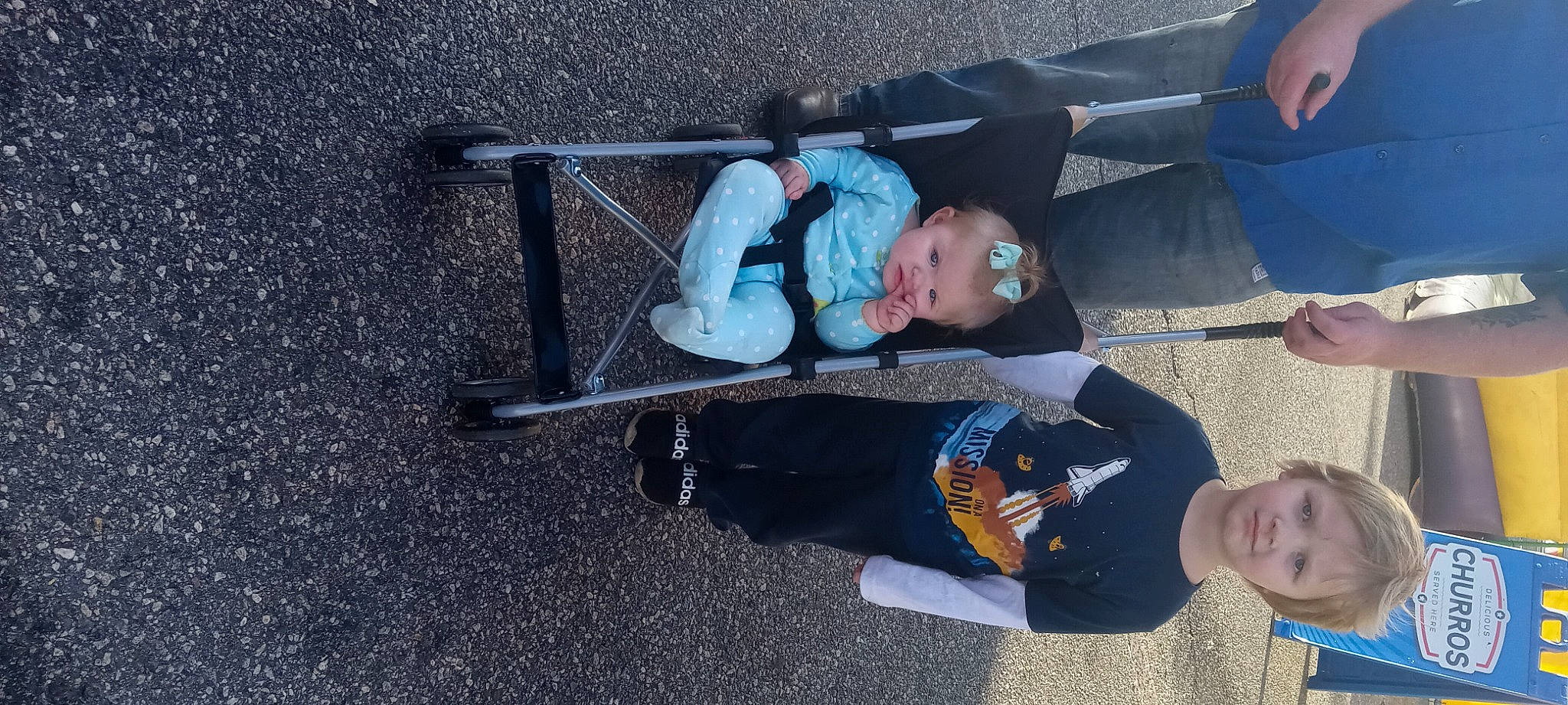 Braylen joined the competition — help win amazing prizes! asphalt, auto_part, baby_carriage, baby_products, child, fun, person, recreation, road_surface, toddler, tree