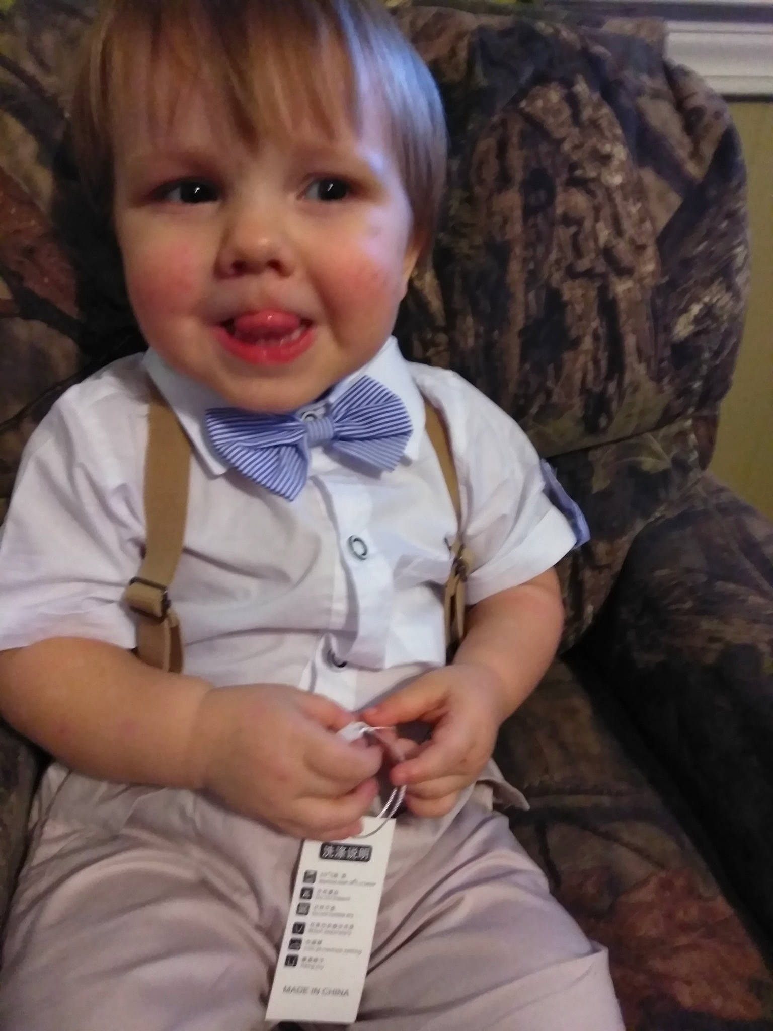 Jaxon Cullen joined the competition — help win amazing prizes! arm, child, ear, girl, hair, hairstyle, human_hair_color, infant, joy, person, product, sitting, smile, toddler