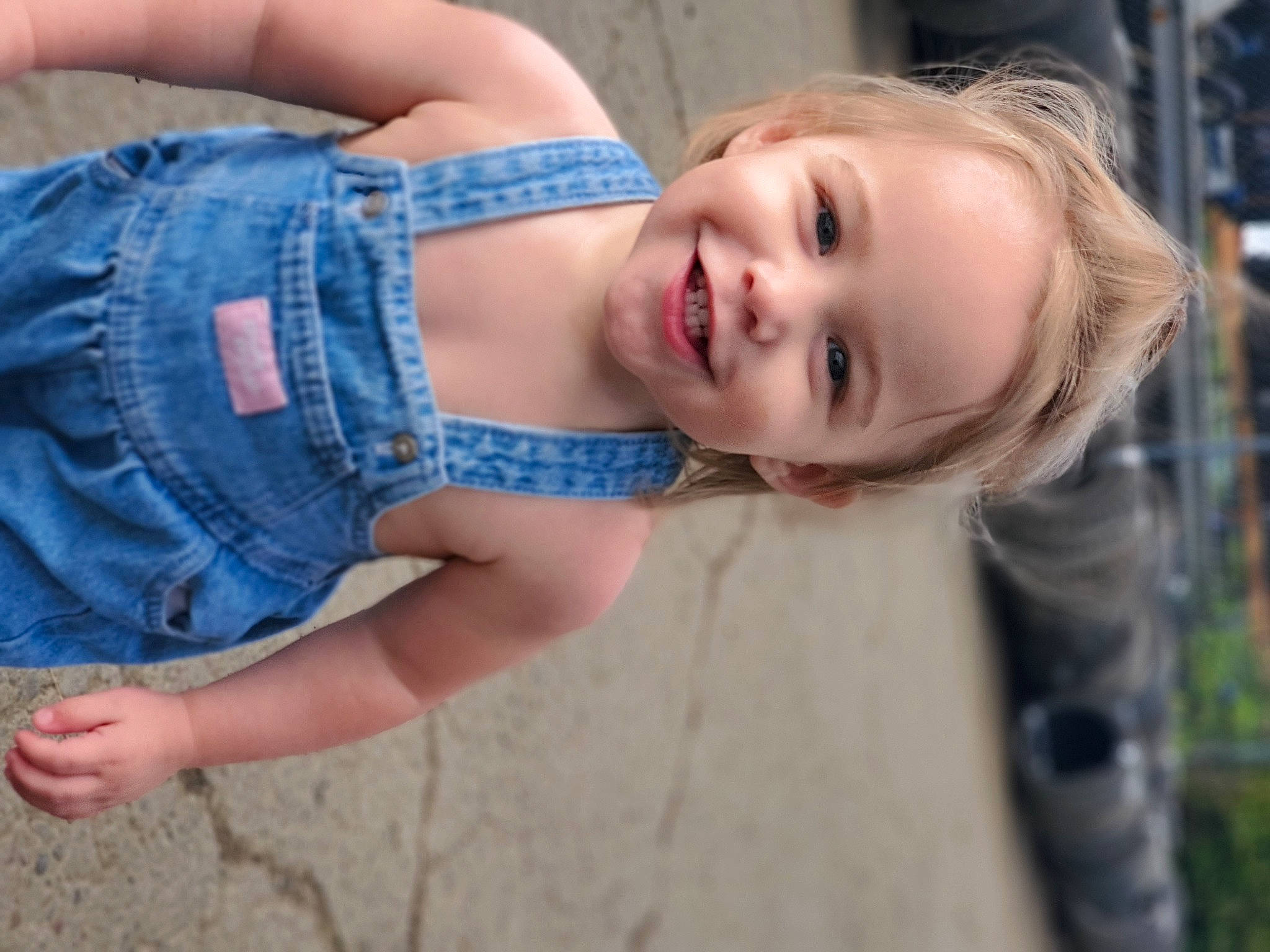 Annalee is registered to the contest to win money with this photo: baby, blond, cheek, child, child_model, eye, face, fun, grass, head, joy, lip, nose, person, skin, smile, toddler