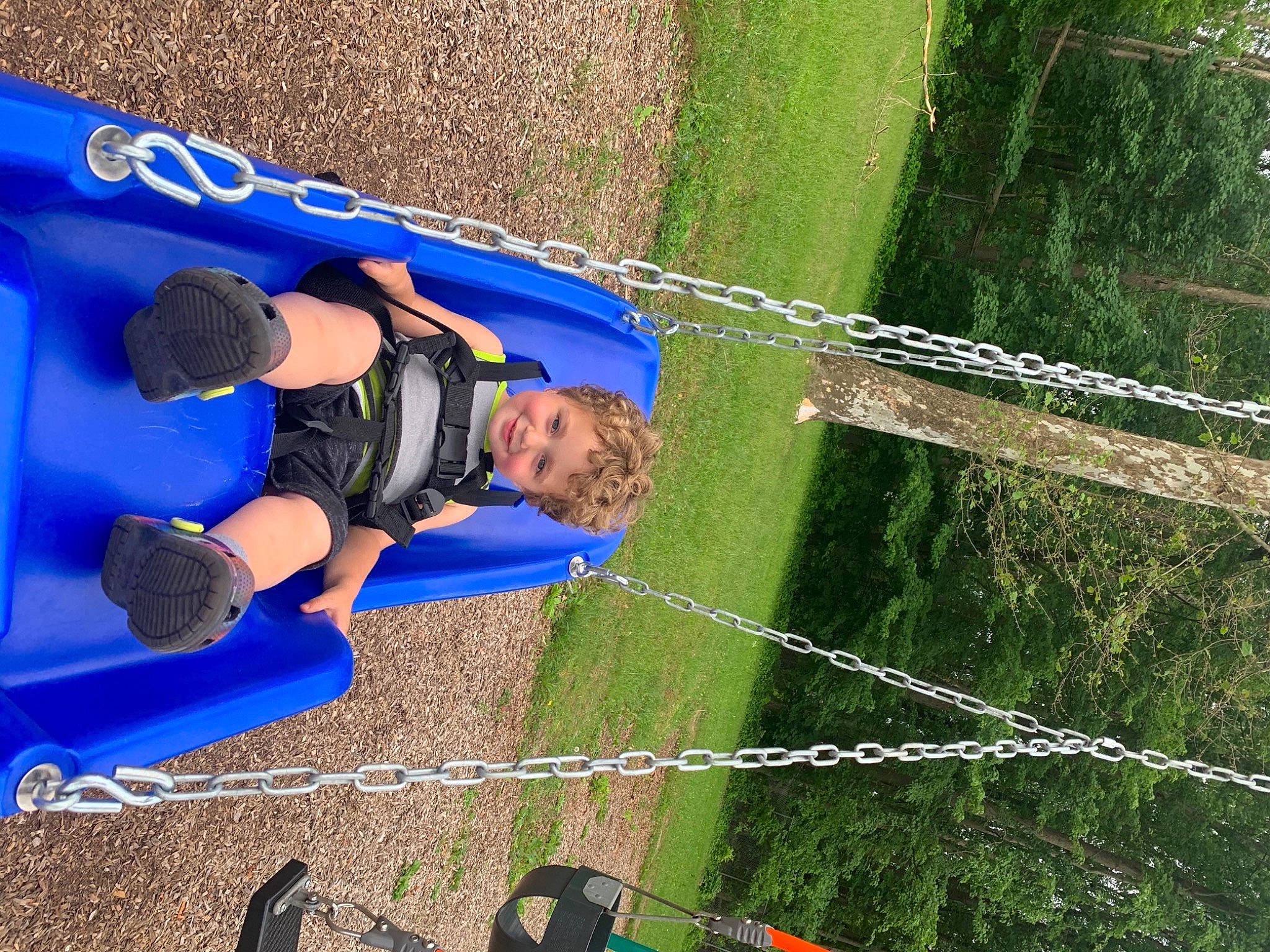 Amari joined the competition — help win amazing prizes! adventure, competition, competition_event, electric_blue, fun, grass, joy, leisure, net, outdoor_play_equipment, person, plant, player, recreation, rope, shorts, soil, sports, team, tournament