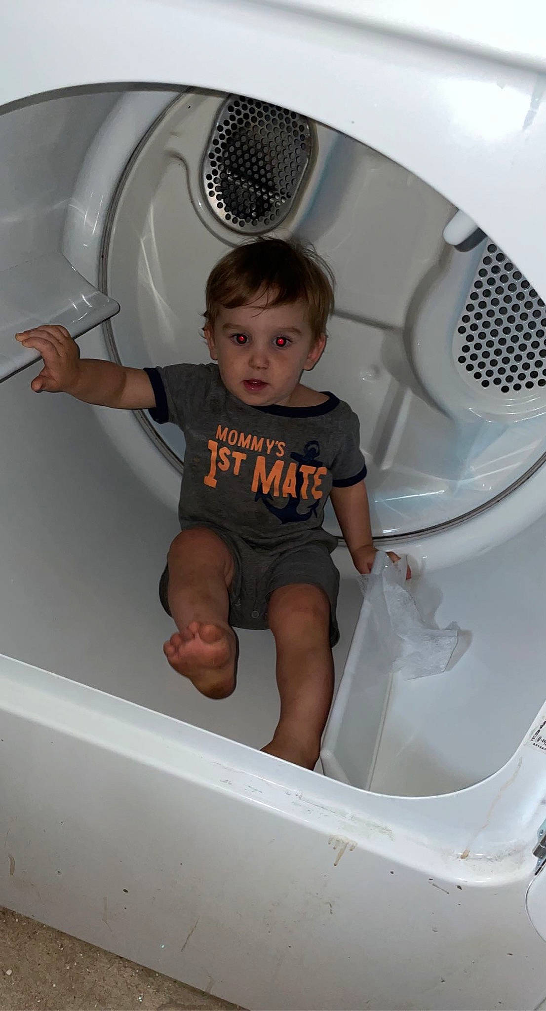 Ramsey is registered to the contest to win money with this photo: alloy_wheel, auto_part, automotive_design, automotive_exterior, automotive_lighting, automotive_tire, automotive_wheel_system, bumper, car, fender, gas, hood, light, motor_vehicle, person, rim, t_shirt, toddler, vehicle, vehicle_door