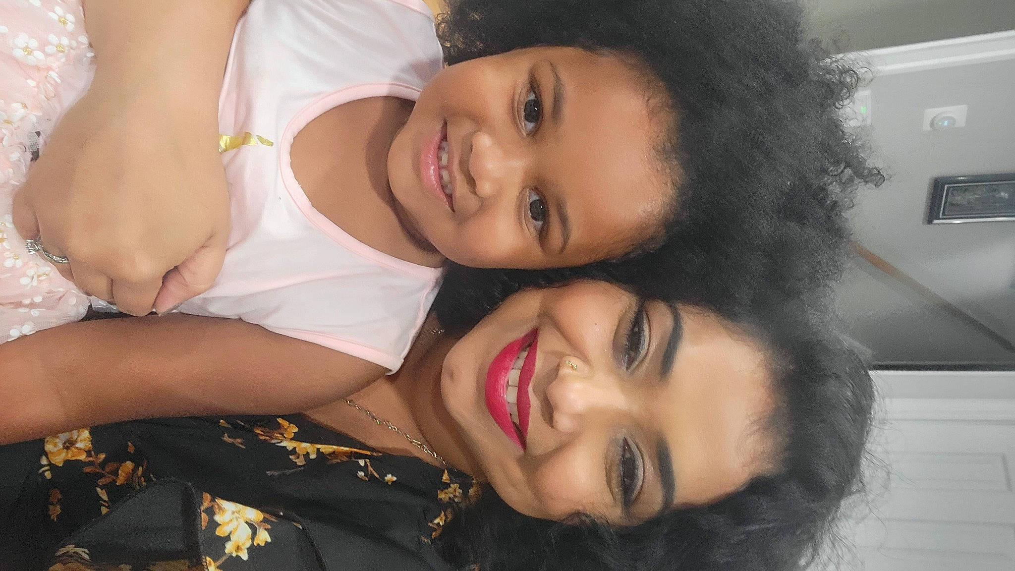 Kayla is registered to the contest to win money with this photo: black, cheek, eyebrow, eyelash, face, facial_expression, fashion, flash_photography, forehead, gesture, hairstyle, happy, human_body, iris, joy, lip, mouth, nose, organ, person