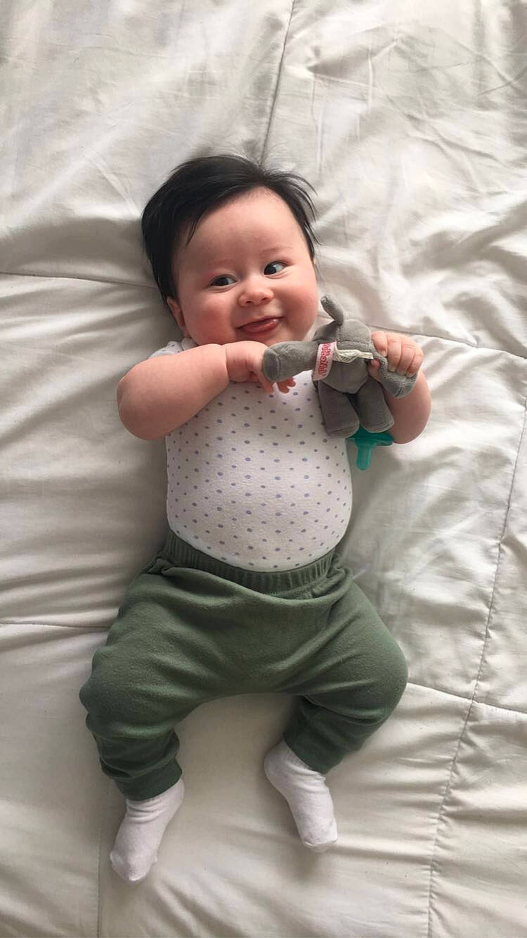 Julius joined the competition — help win amazing prizes! abdomen, baby, child, person, smile, toddler