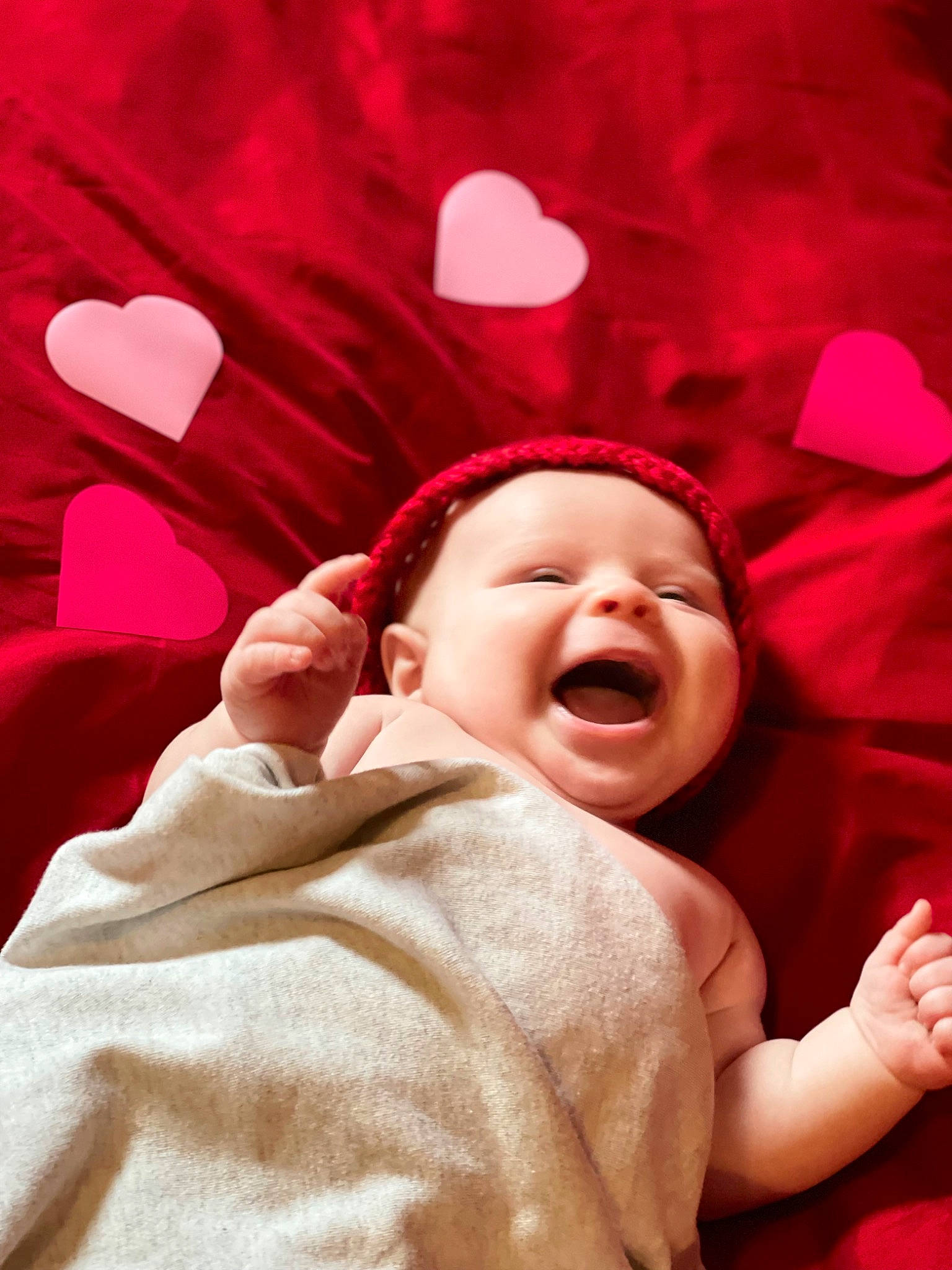 Astrid joined the competition — help win amazing prizes! baby, baby_sleeping, baby_toddler_clothing, carmine, cheek, child, comfort, event, fun, gesture, happy, holiday, magenta, mouth, people_in_nature, person, pink, skin, smile, thumb