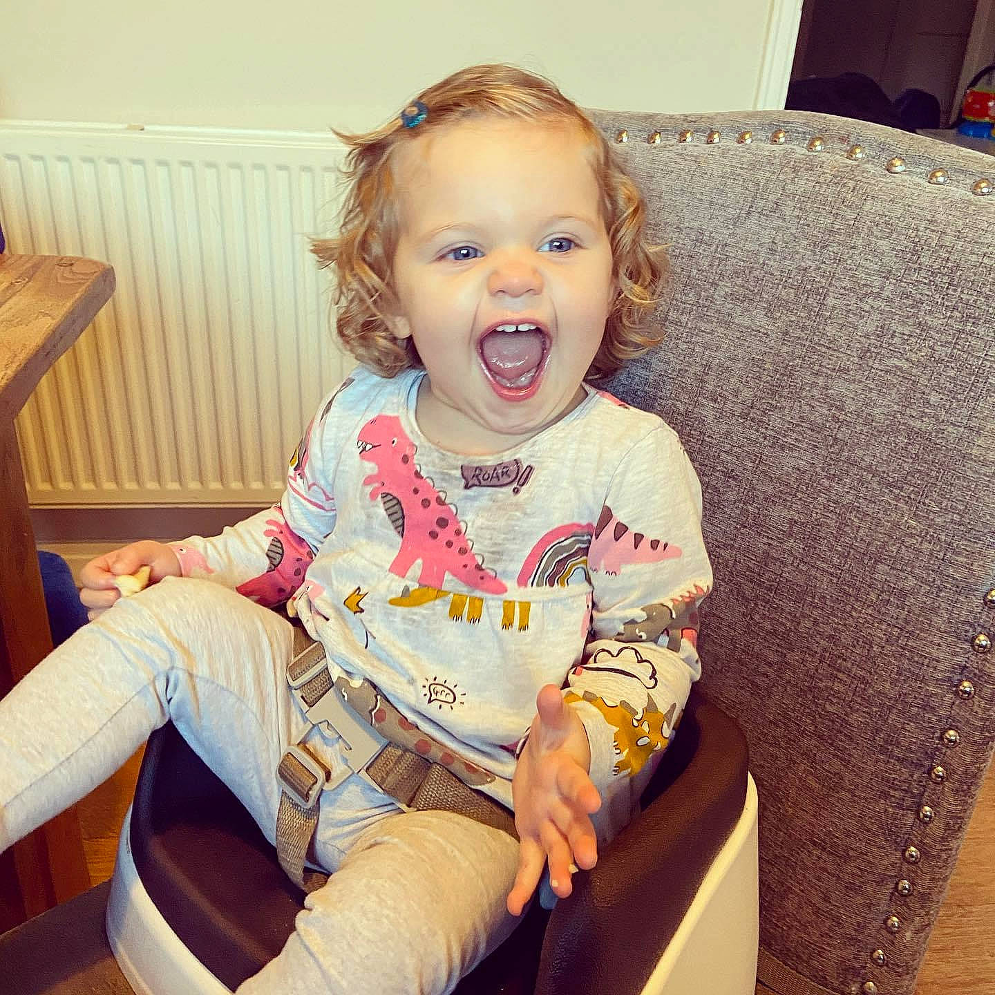 Jessie joined the competition — help win amazing prizes! baby_toddler_clothing, cheek, clothing, comfort, cool, eye, facial_expression, hair, hairstyle, happy, head, mammal, neck, person, skin, sleeve, smile, standing, textile, thigh