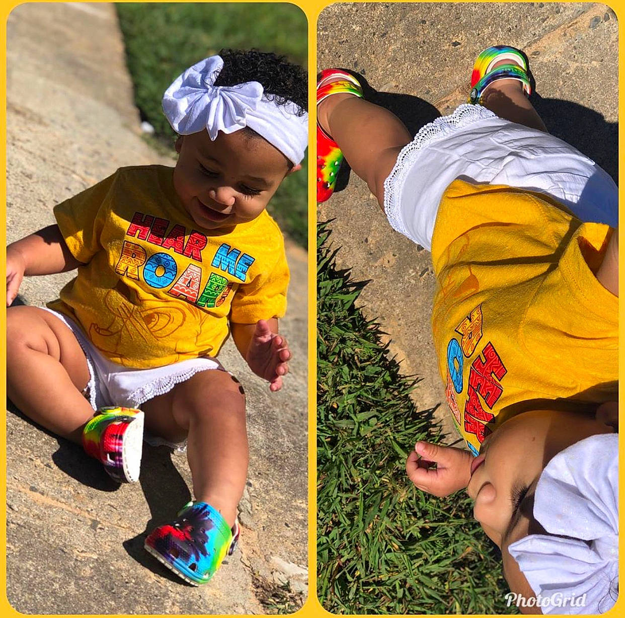 Kendal joined the competition — help win amazing prizes! adaptation, baby, child, cool, fun, pattern, person, photography, play, t_shirt, toddler, yellow