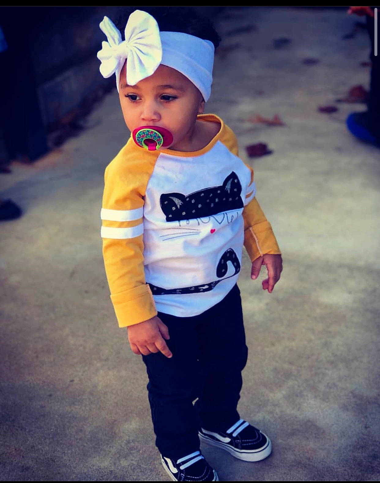 Kendal joined the competition — help win amazing prizes! baby, beanie, cap, child, cloud, cool, costume, footwear, happy, headgear, person, plant, recreation, shoe, sky, sleeve, smile, t_shirt, toddler, white