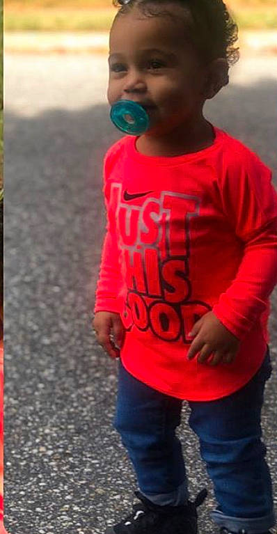 Kendal joined the competition — help win amazing prizes! child, cool, fun, jacket, jeans, neck, outerwear, person, play, red, sleeve, standing, t_shirt, toddler, top