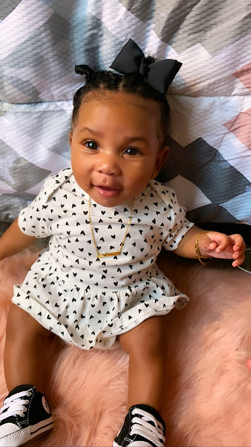 Jalaia joined the competition — help win amazing prizes! baby, baby_toddler_clothing, black_hair, cheek, child, child_model, design, ear, forehead, head, leg, neck, pattern, person, photography, product, skin, sleeve, smile, toddler