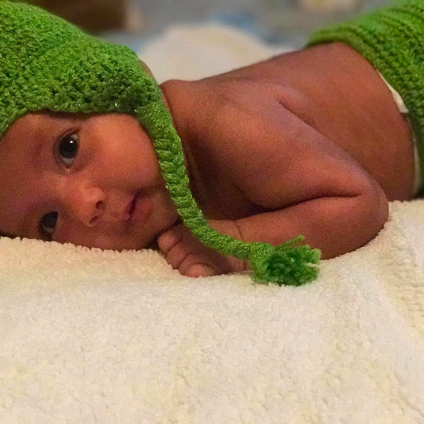 Anthony Mateo joined the competition — help win amazing prizes! cap, child, finger, grass, hand, headgear, infant, knitting, toddler