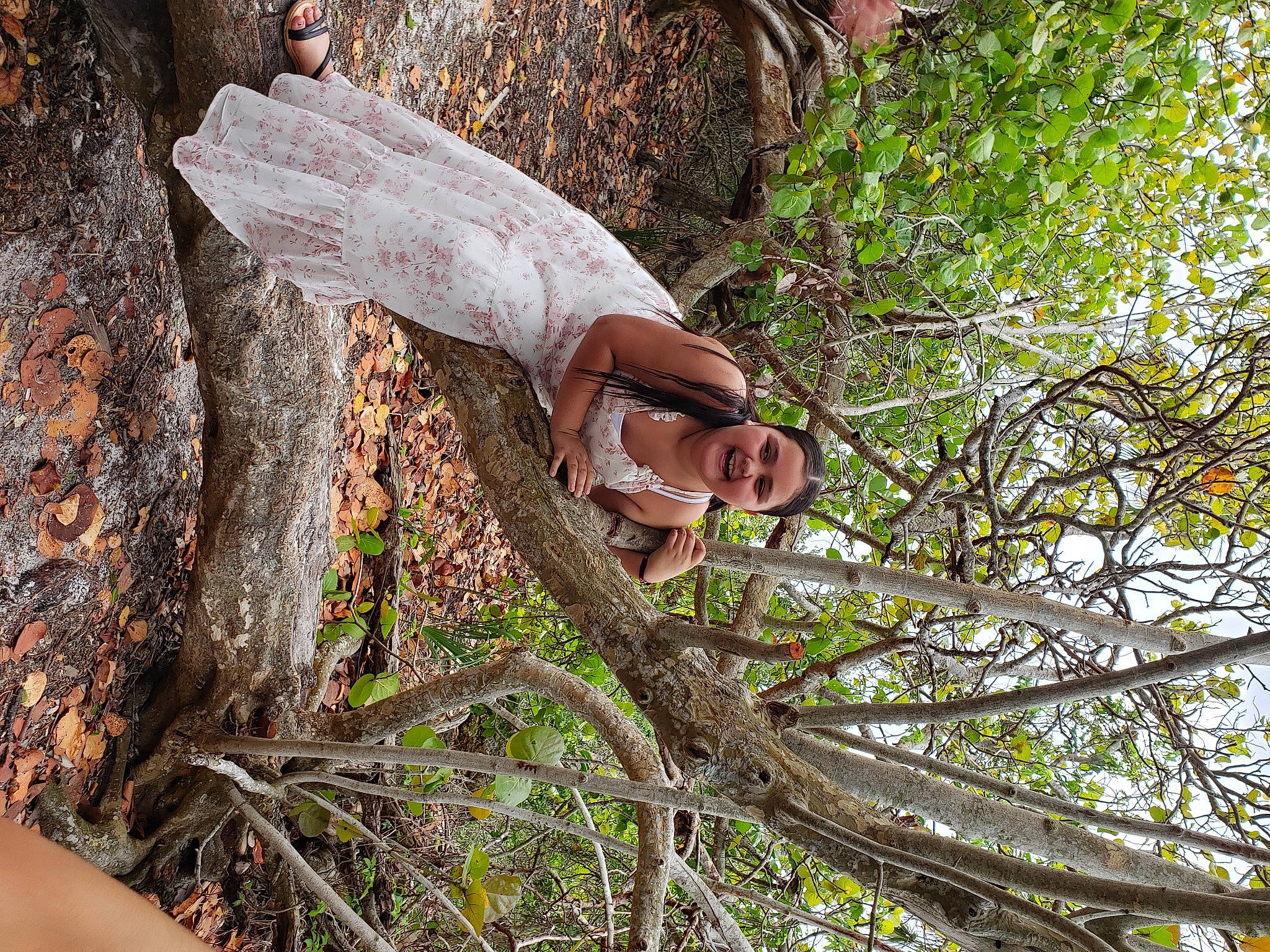 Faith joined the competition — help win amazing prizes! foot, forest, gesture, grass, human_body, joy, jungle, landscape, leisure, metal, people_in_nature, person, plant, plant_stem, soil, terrestrial_plant, tree, trunk, twig, wood