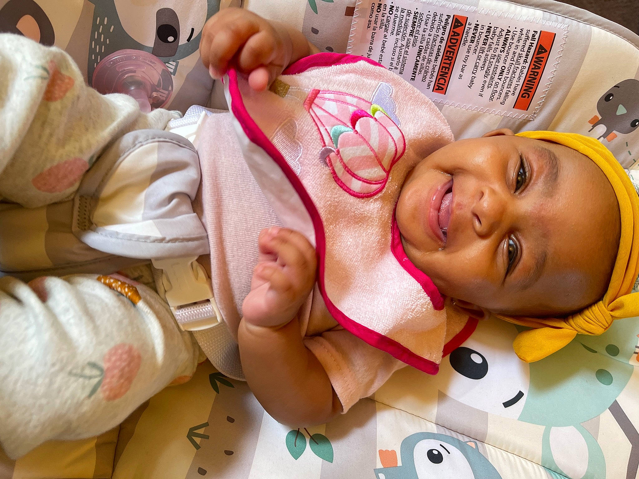 Naylani joined the competition — help win amazing prizes! abdomen, baby, bathing, cheek, chest, eyelash, happy, human_body, joy, leg, mouth, nail, nose, person, pink, room, skin, smile, thigh, thumb