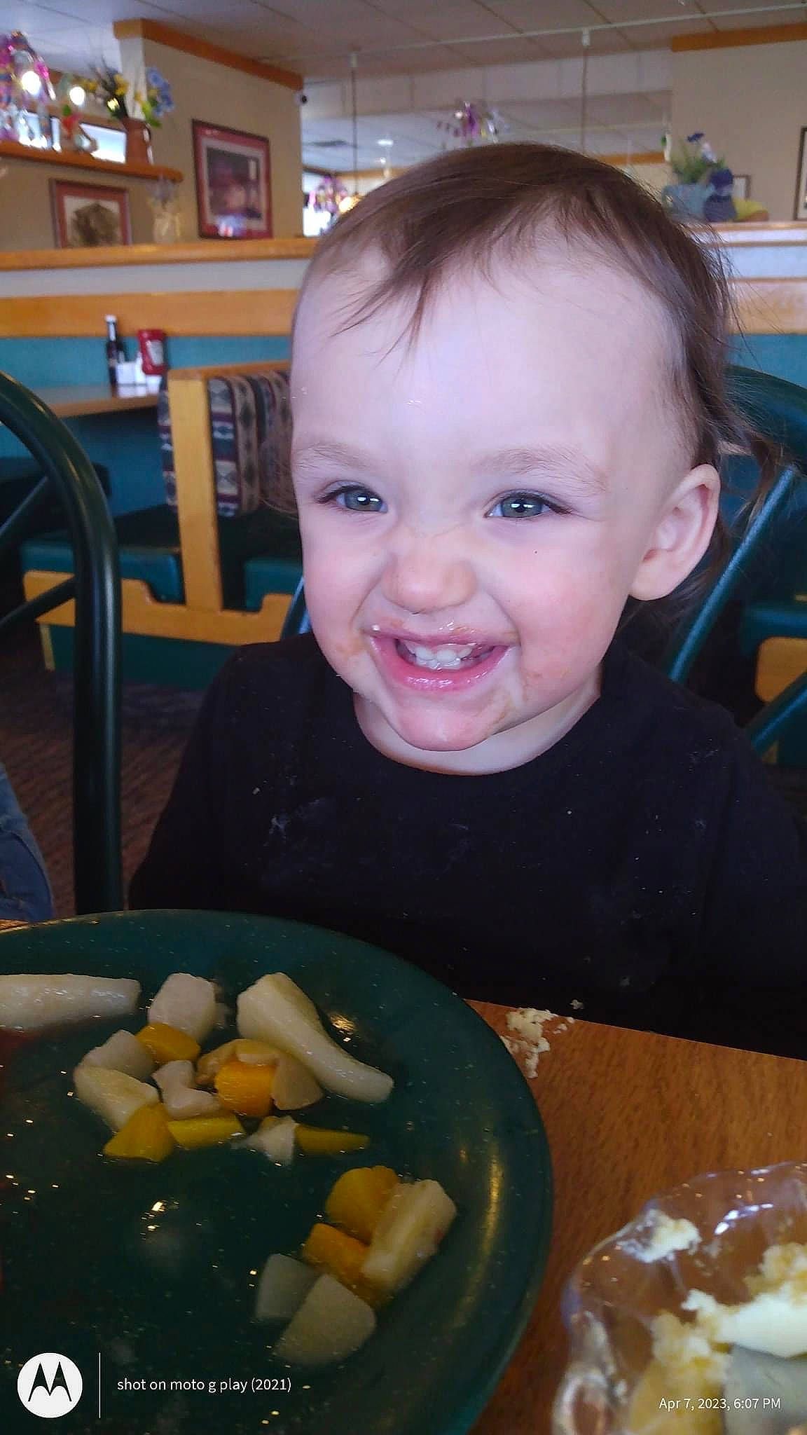 Emileigh joined the competition — help win amazing prizes! chair, child, comfort_food, cooking, cuisine, delicacy, dish, food, food_craving, ingredient, joy, junk_food, person, picture_frame, produce, recipe, smile, sweet_corn, table, tableware