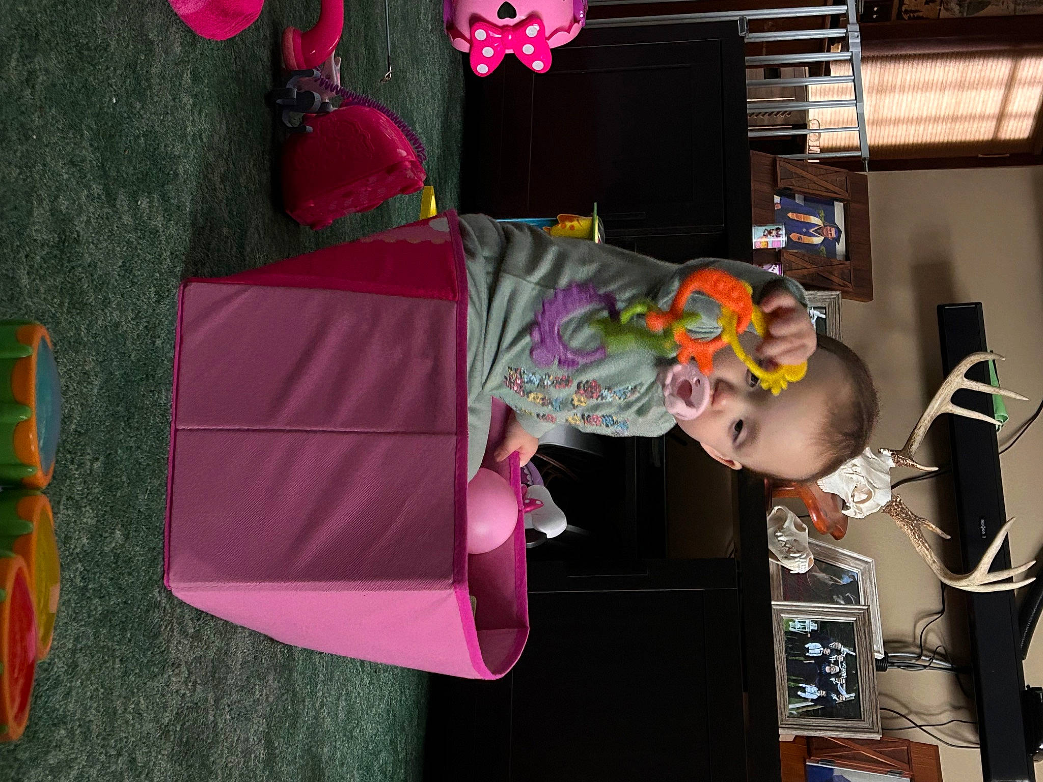 Emileigh joined the competition — help win amazing prizes! animation, art, child, design, entertainment, event, fun, linens, magenta, paper, paper_product, party, party_supply, person, pink, purple, room, stuffed_toy, t_shirt, toy