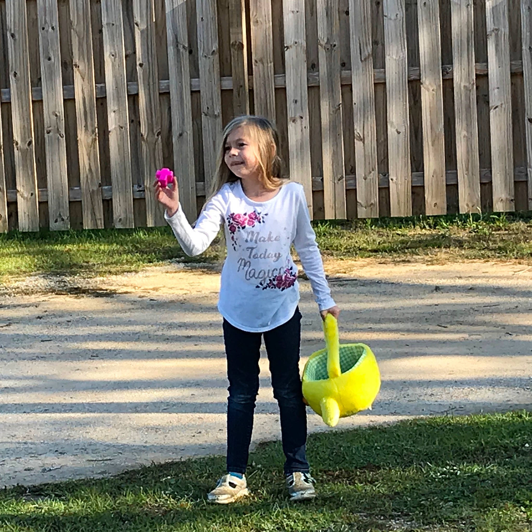 Maci joined the competition — help win amazing prizes! balloon, child, city, denim, fun, grass, happy, jeans, leisure, pedestrian, people_in_nature, person, plant, play, recreation, sitting, t_shirt, vacation, waist, walking
