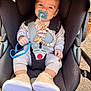 baby, pacifier, stroller, sunglasses, clothing, shoes, child, infant, seatbelt, toddler, cute, outdoor, toy, accessory, happy, face, person, smile, comfort, black