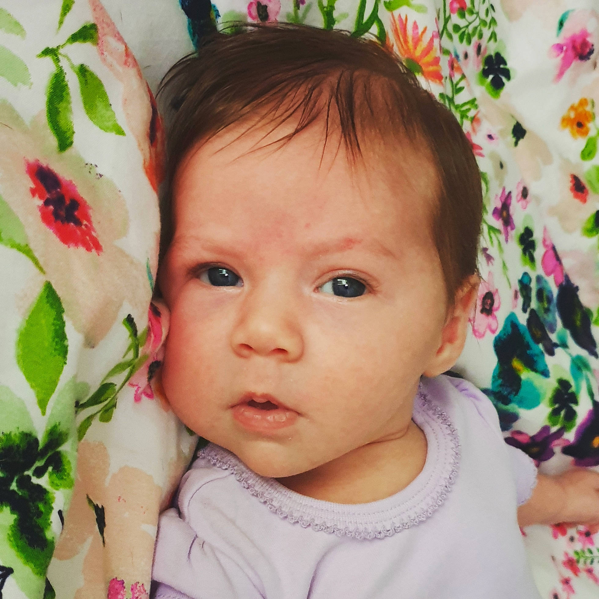 Mackenzie joined the competition — help win amazing prizes! baby, beauty, cheek, child, chin, close_up, ear, eye, face, forehead, hair, head, iris, lip, nose, organ, person, pink, skin, smile