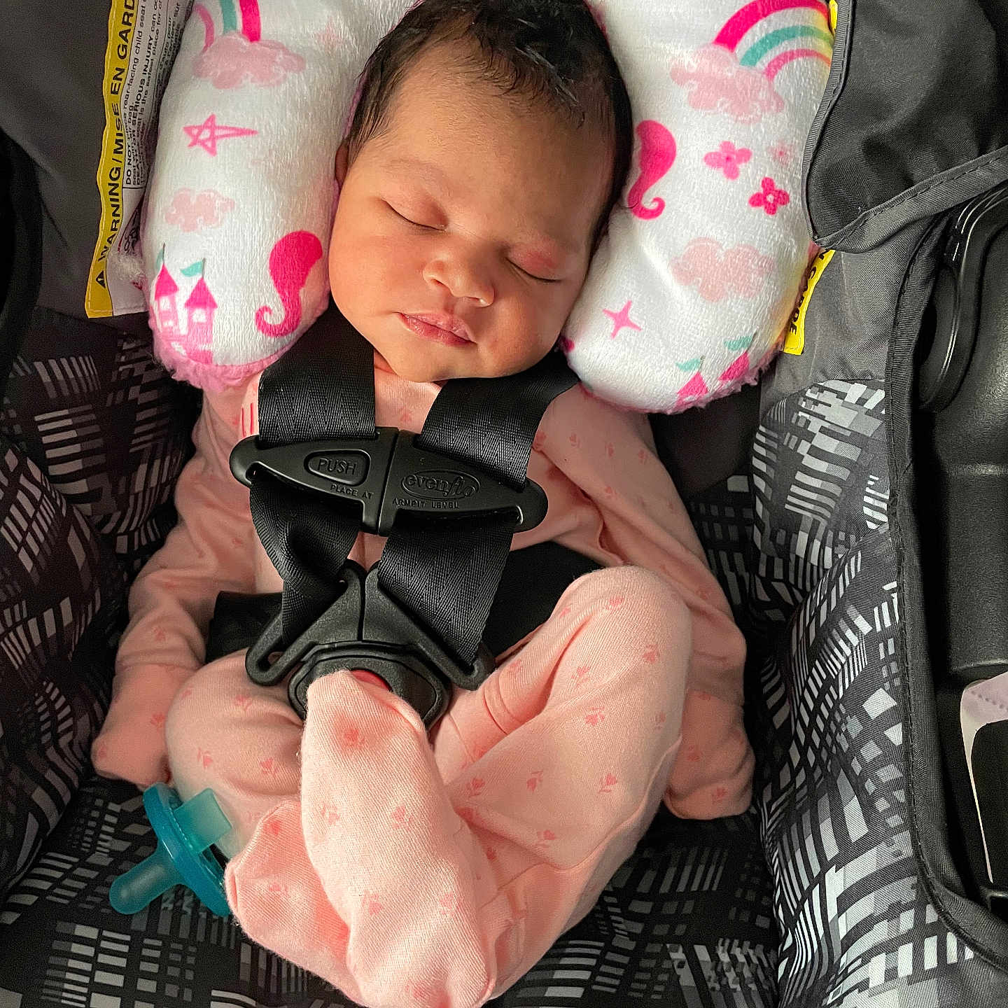 Mariah joined the competition — help win amazing prizes! baby, bed, blanket, car, car_interior, carseat, cushion, face, furniture, happy, head, homedecor, newborn, person, photography, portrait, sleeping, smile, transportation, vehicle