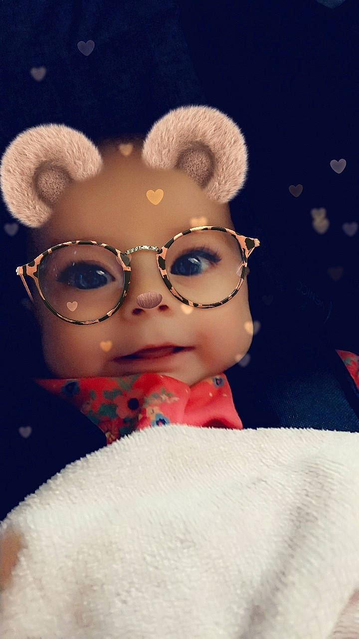 Emma-rose joined the competition — help win amazing prizes! cap, chin, close_up, doll, eyebrow, eyelash, eyewear, fawn, glasses, goggles, headgear, knit_cap, lip, mammal, nose, person, snout, stuffed_toy, toy, vertebrate