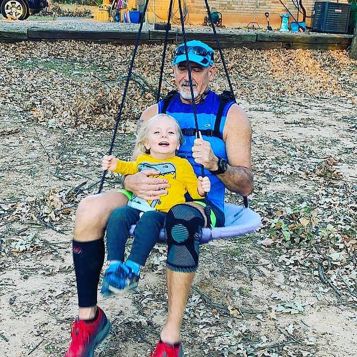 Channing joined the competition — help win amazing prizes! baby, baby_products, baby_toddler_clothing, child, headwear, helmet, human_body, lap, leg, outdoor_play_equipment, outdoor_recreation, people_in_nature, person, play, playing_with_kids, public_space, sock, sun_hat, swing, toddler