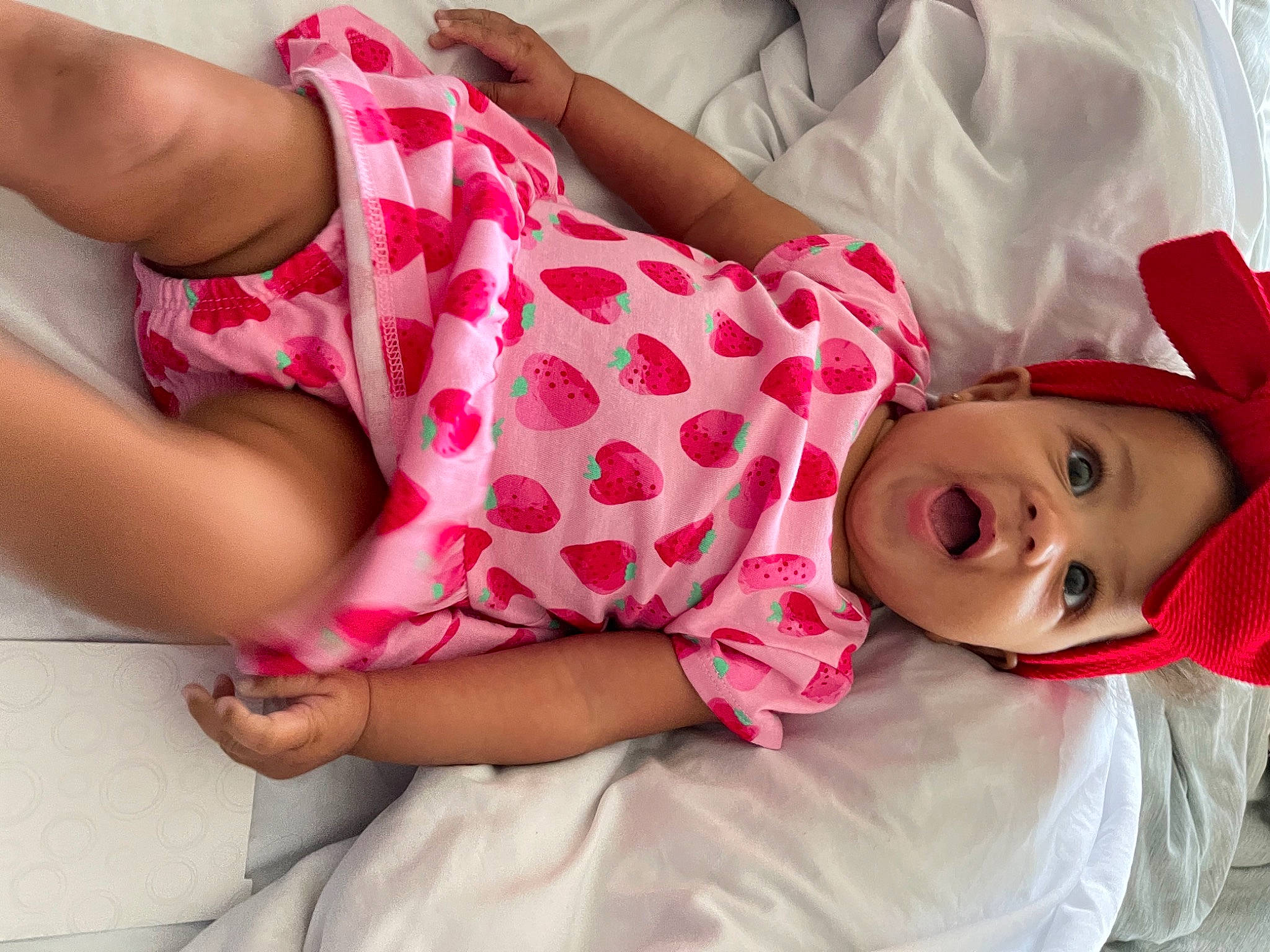 Phoenix joined the competition — help win amazing prizes! baby_sleeping, baby_toddler_clothing, beauty, child, comfort, eyelash, happy, human_body, joint, linens, lip, magenta, mouth, neck, person, pink, skin, sleeve, surprise, textile