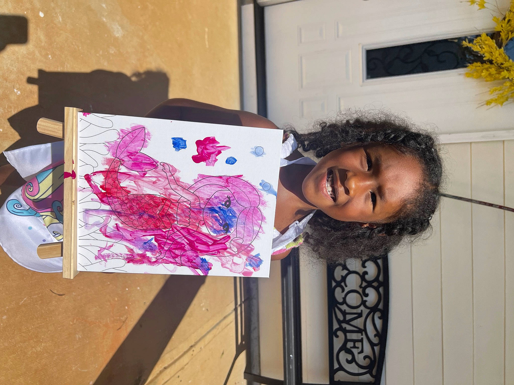 Zahra joined the competition — help win amazing prizes! art, artist, carmine, creative_arts, design, drawing, happy, house, illustration, ink, magenta, paint, painting, pattern, person, room, smile, visual_arts, wall