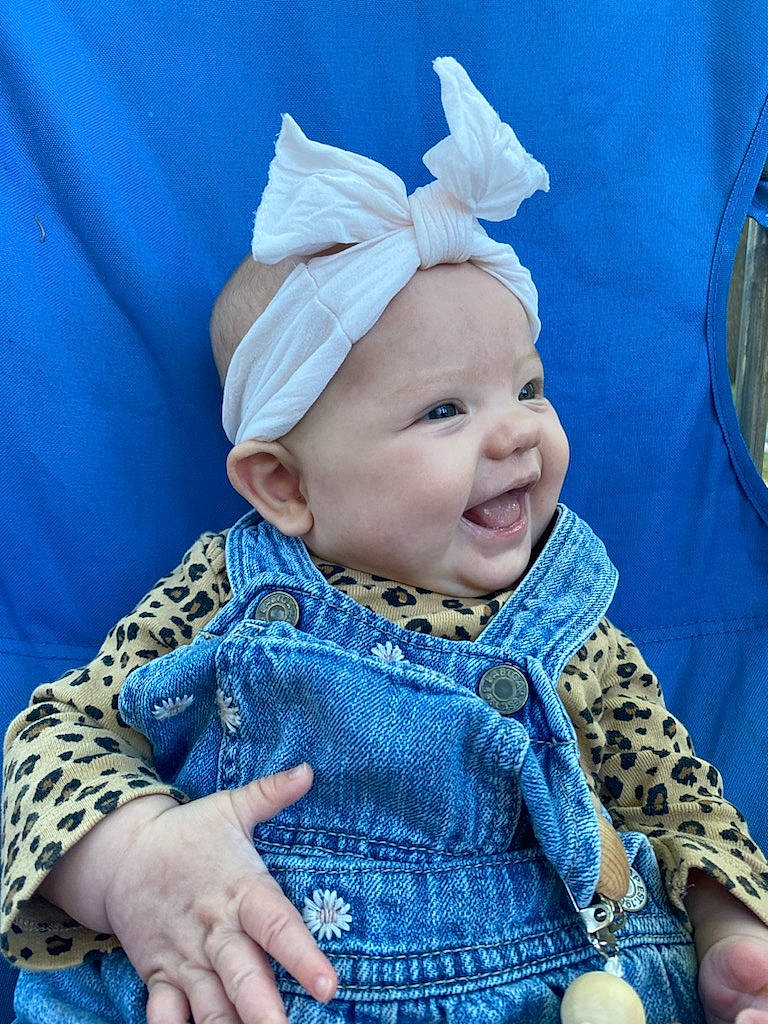 Penny joined the competition — help win amazing prizes! azure, baby_toddler_clothing, blue, face, fashion, happy, head, headgear, headwear, iris, organ, outerwear, person, pink, product, purple, skin, sleeve, smile, textile